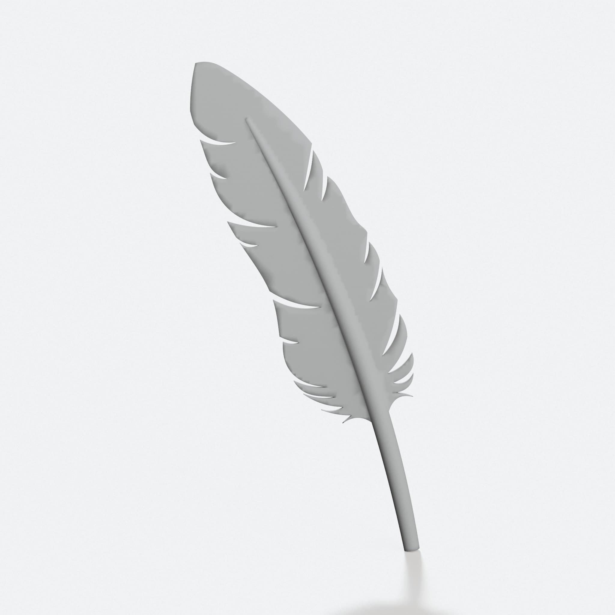 3D Printed Feather Ornament