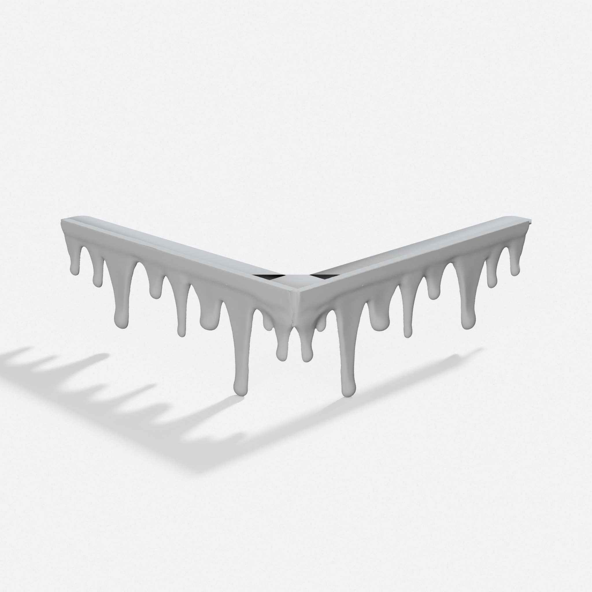 Corner Drip 3D Printed Home Decor
