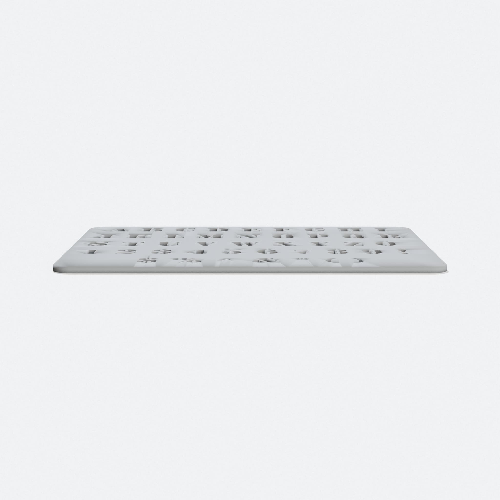 Block Letter Stencil, Military-Style Lettering Tool