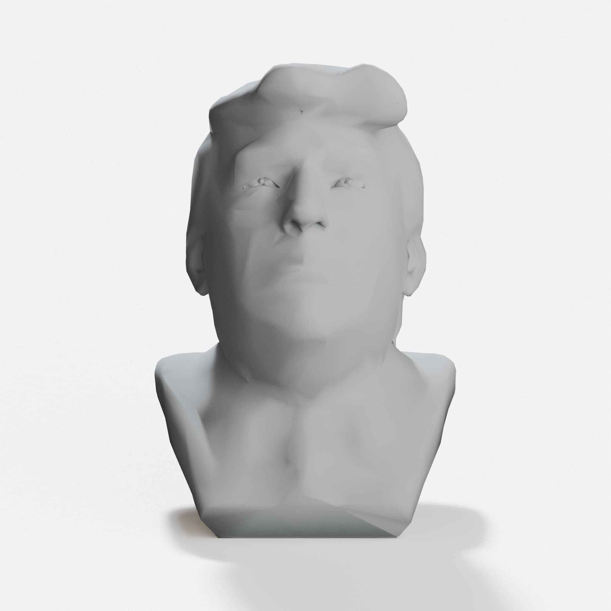 US President Trump 3D Printed Bust Home Decor