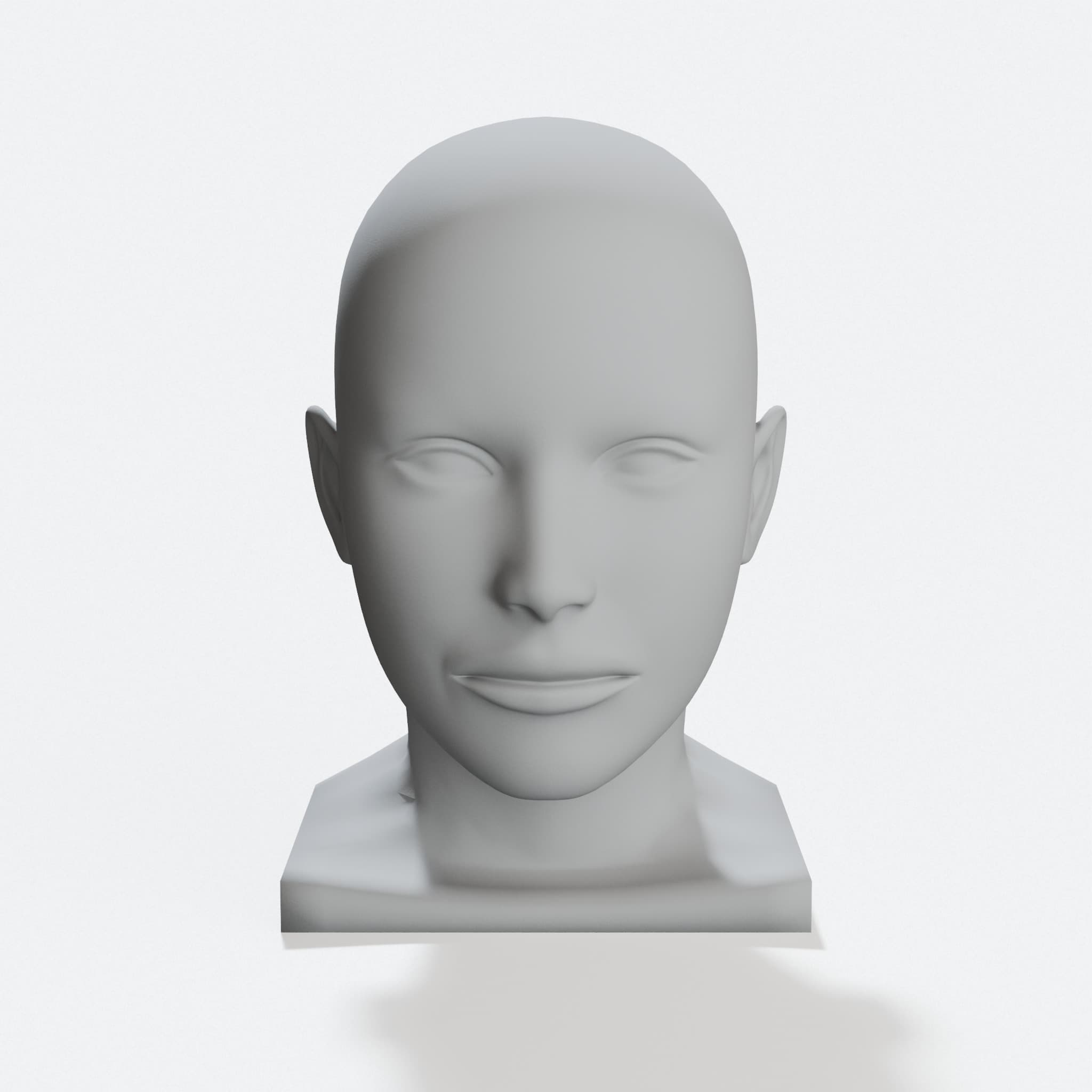 Full Size Human Head Model Headset Holder