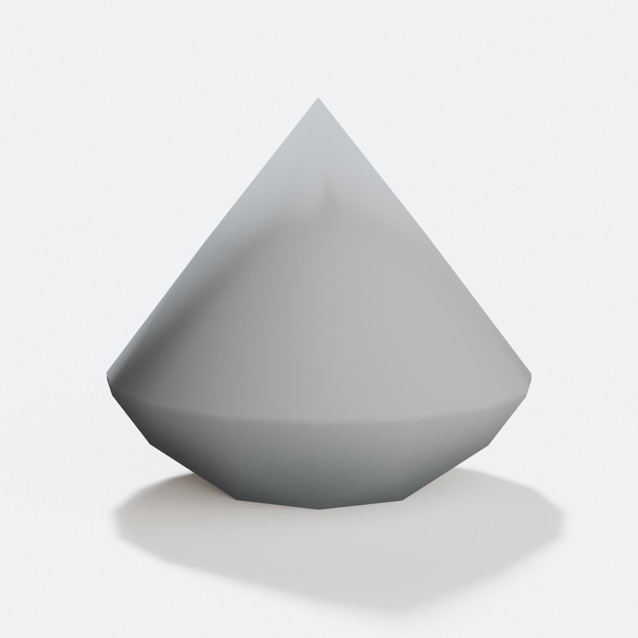 Brilliant Cut Diamond 3D Print File | 3D Printed Home Decor