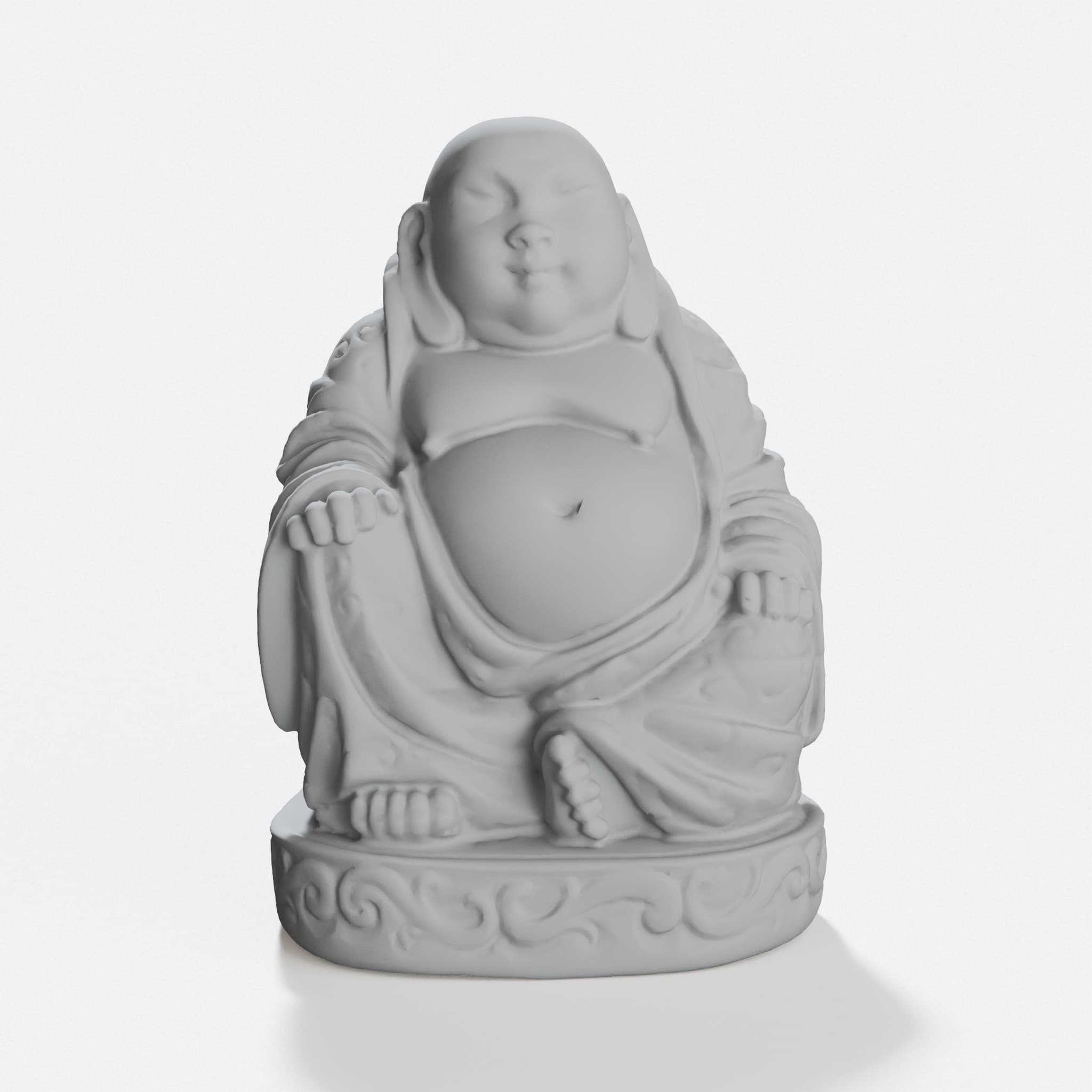 3D Printed Buddha Statue Home Decor