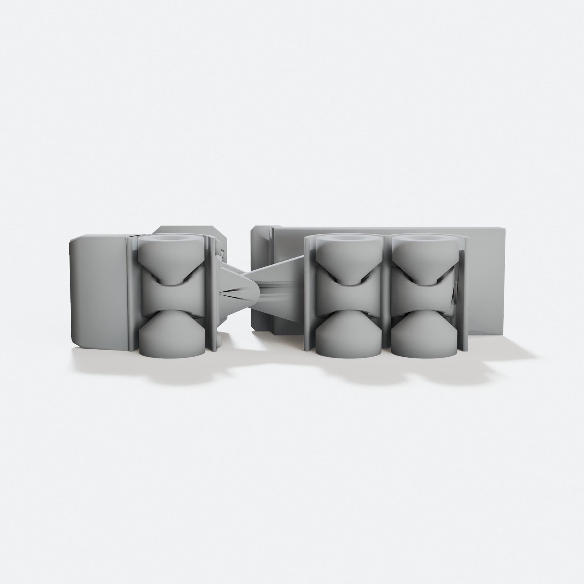 Articulated Dump Truck 3D Printed Toy
