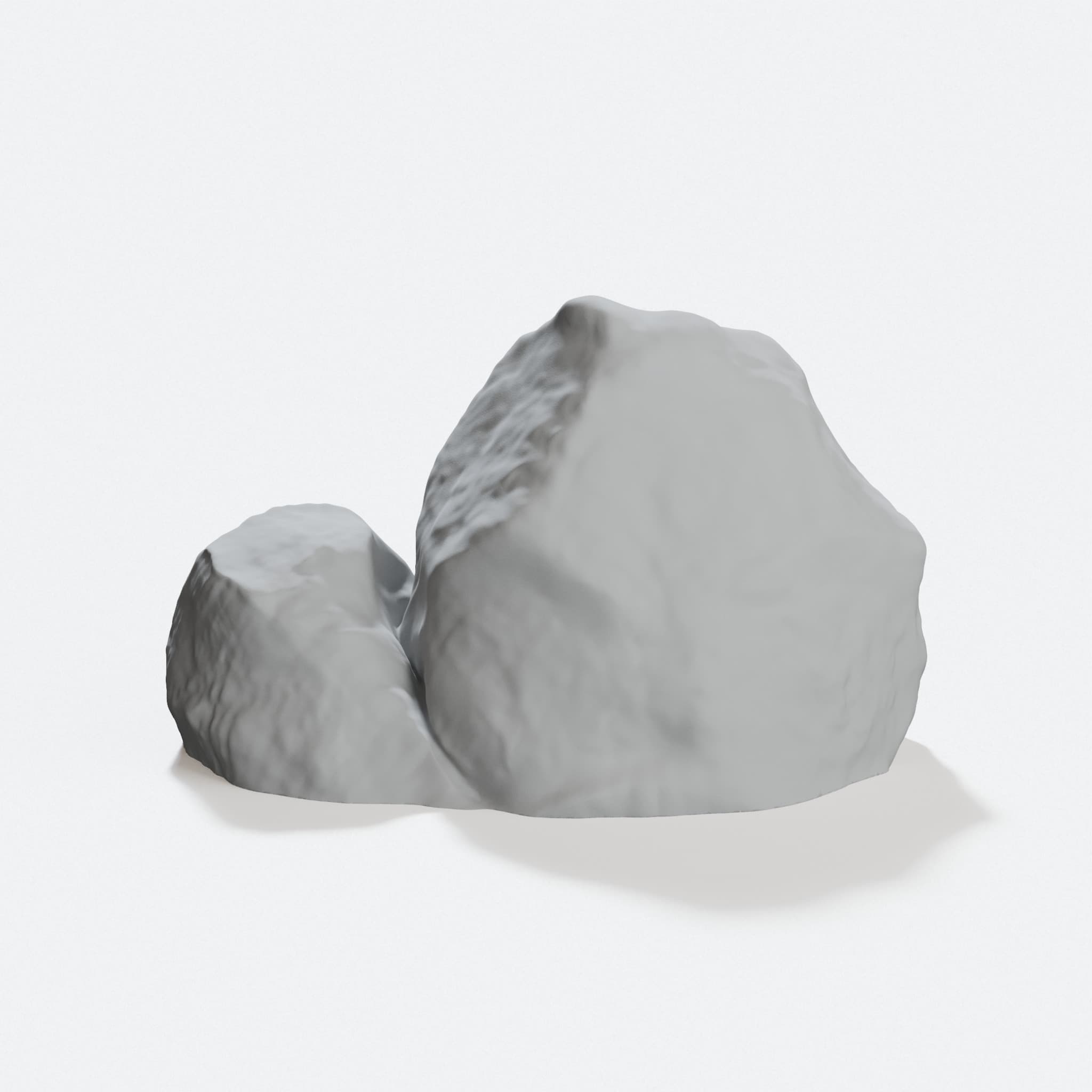 3D Printed Cluster of Rocks for DnD Tabletop Games