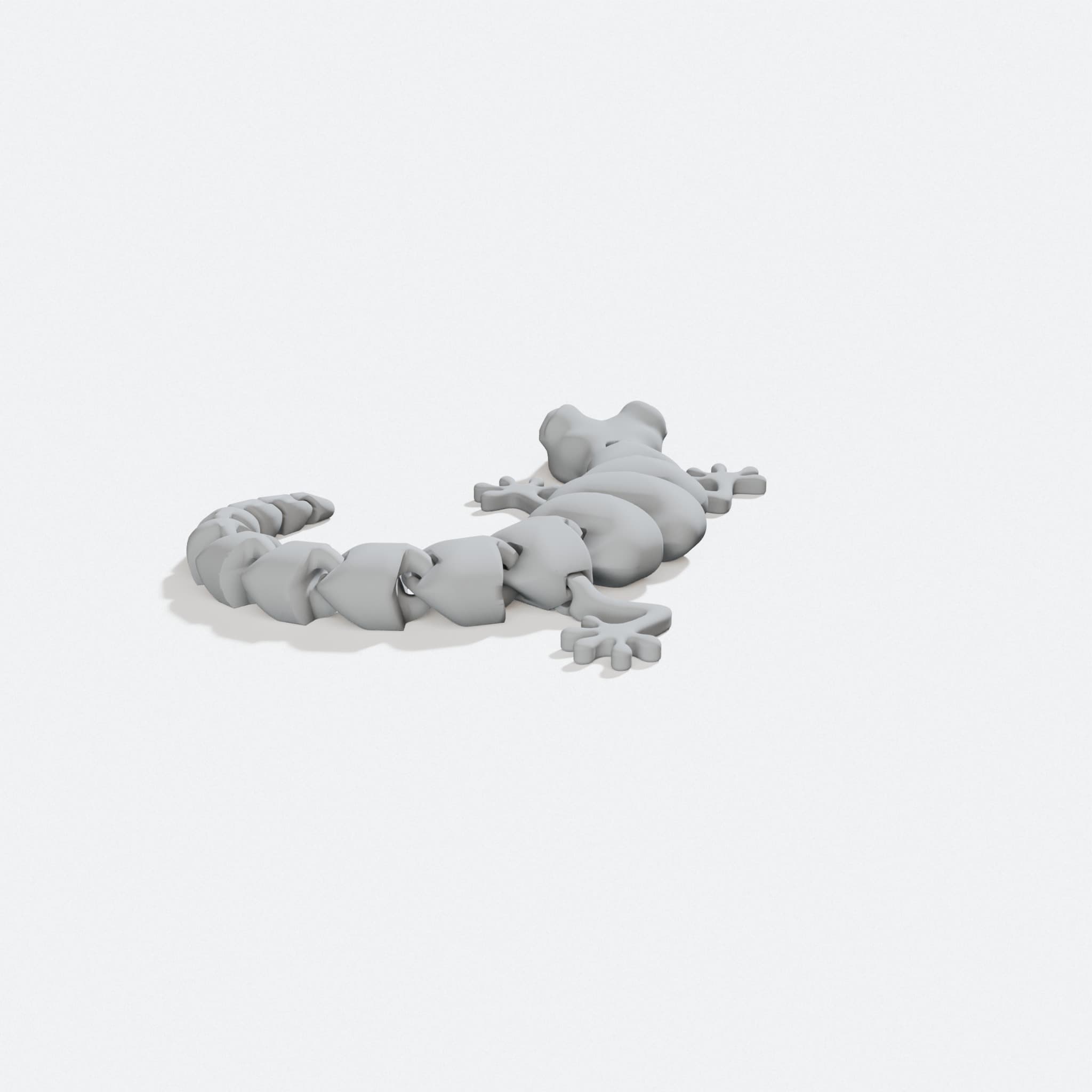 Flexible Lizard 3D Printed Toy