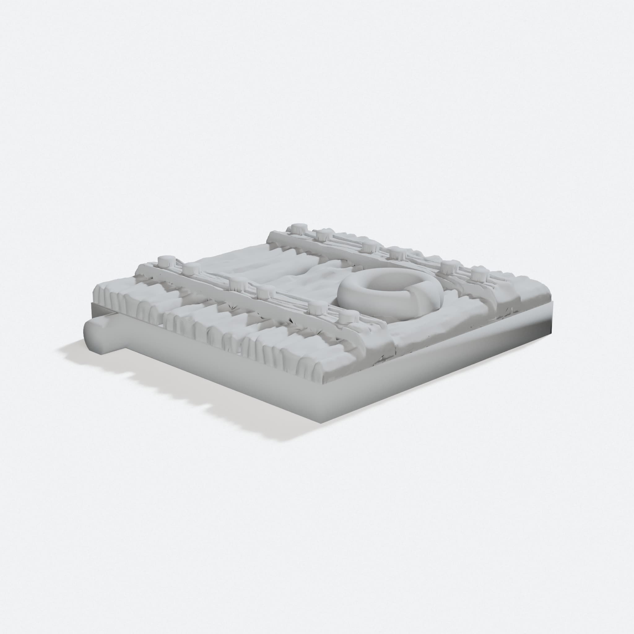 OpenForge 2.0 Dungeon Stone Trap Doors 3D Printed Tiles