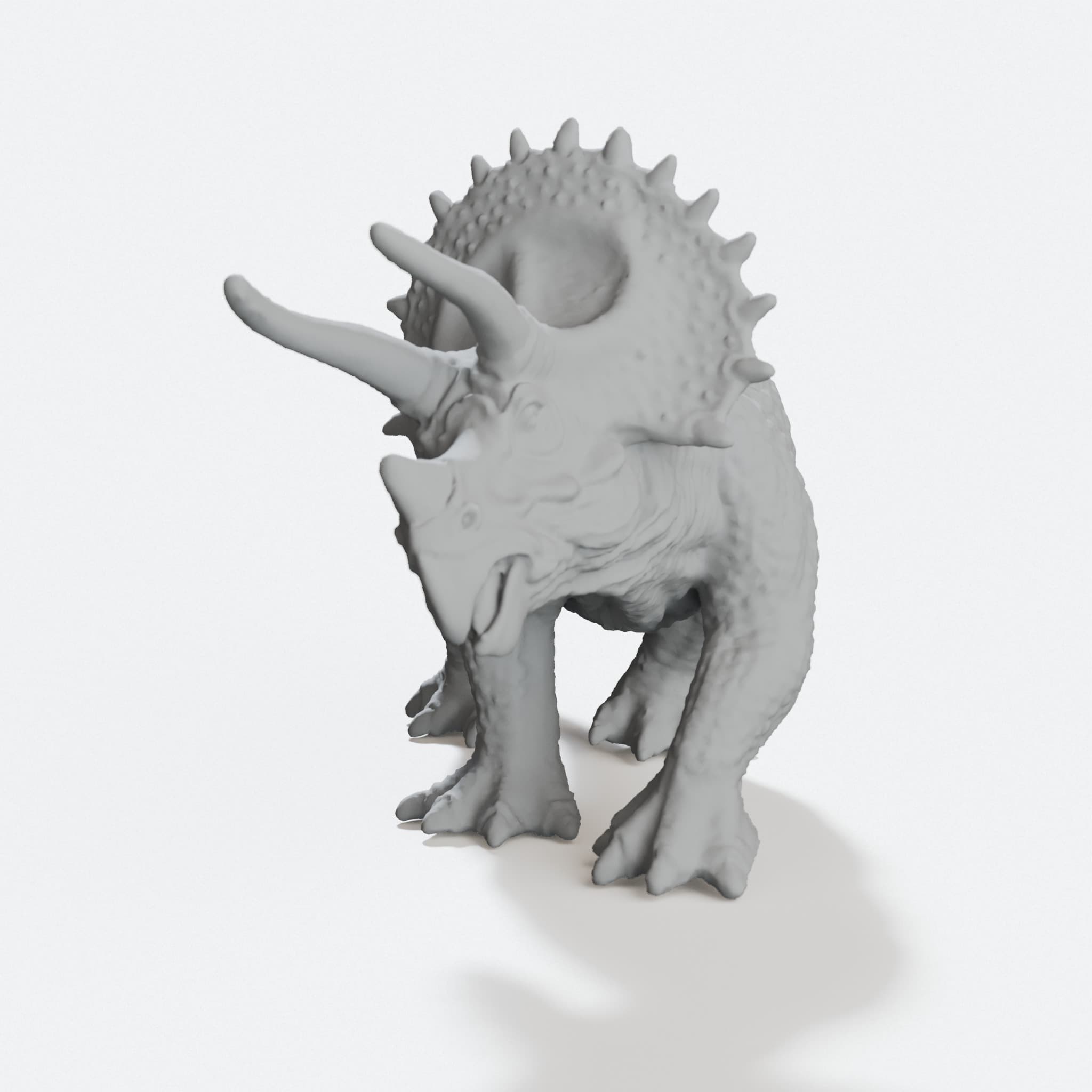 3D Printed Dino Triceratops Toy
