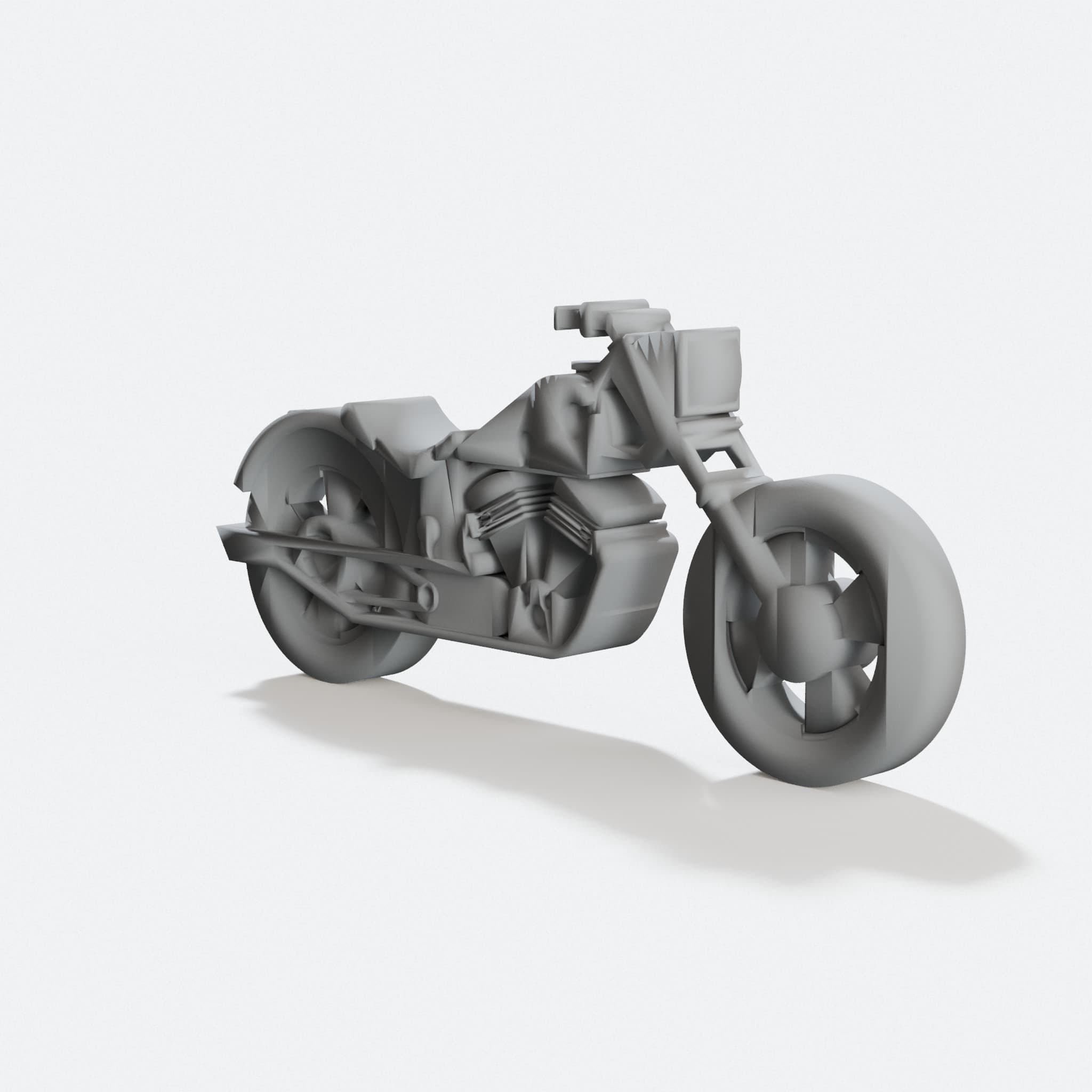 3D Printed Jigsaw Motorbike Puzzle Toy