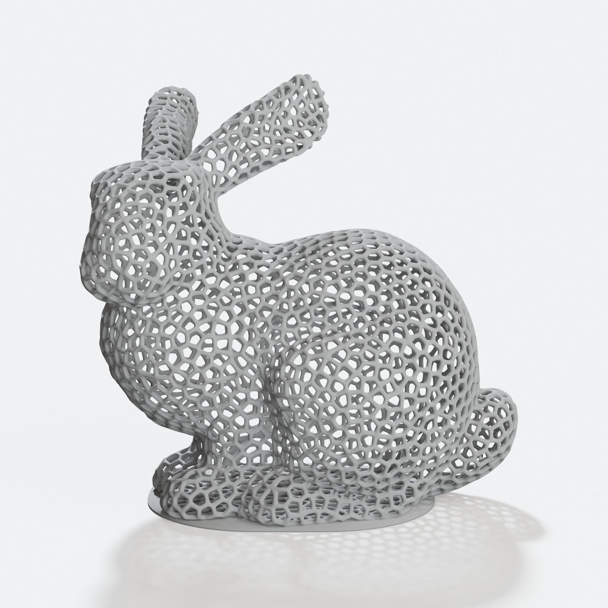 Hollow Rabbit 3D Printable Model