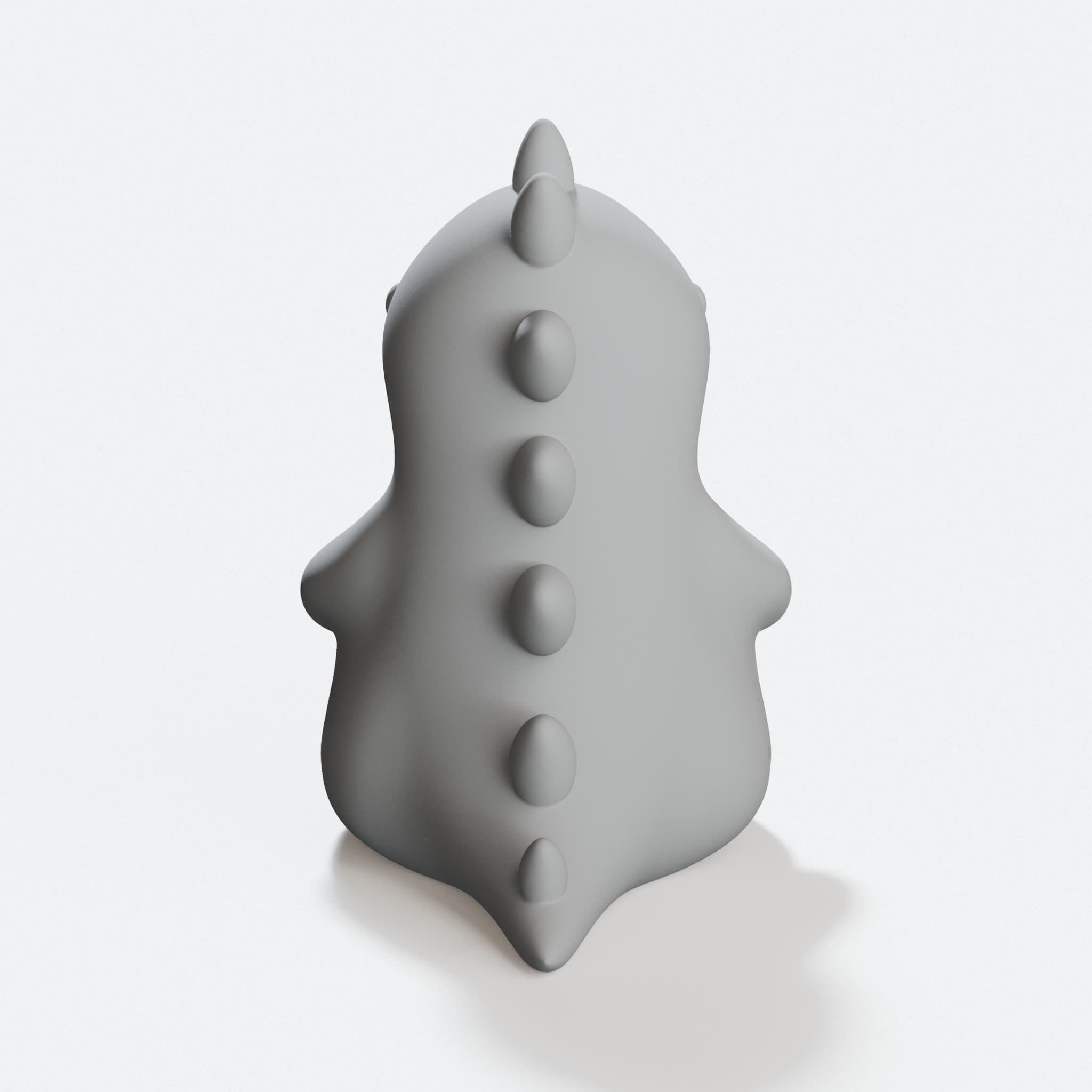 Chubby Dinosaur 3D Printed Toy