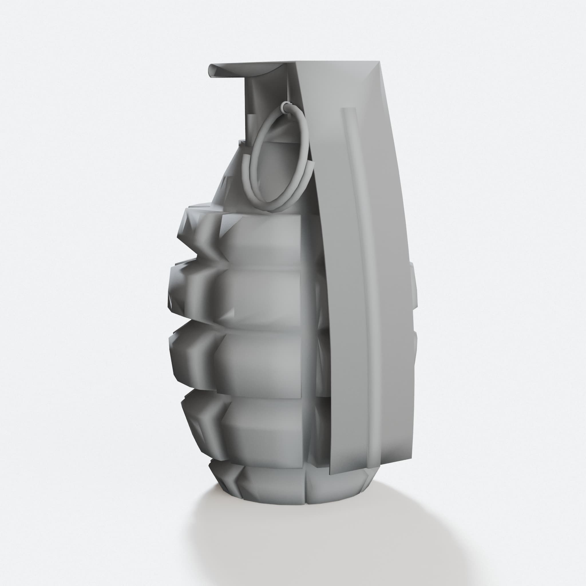 Hand Grenade 3D Printed Toy, Repaired Design