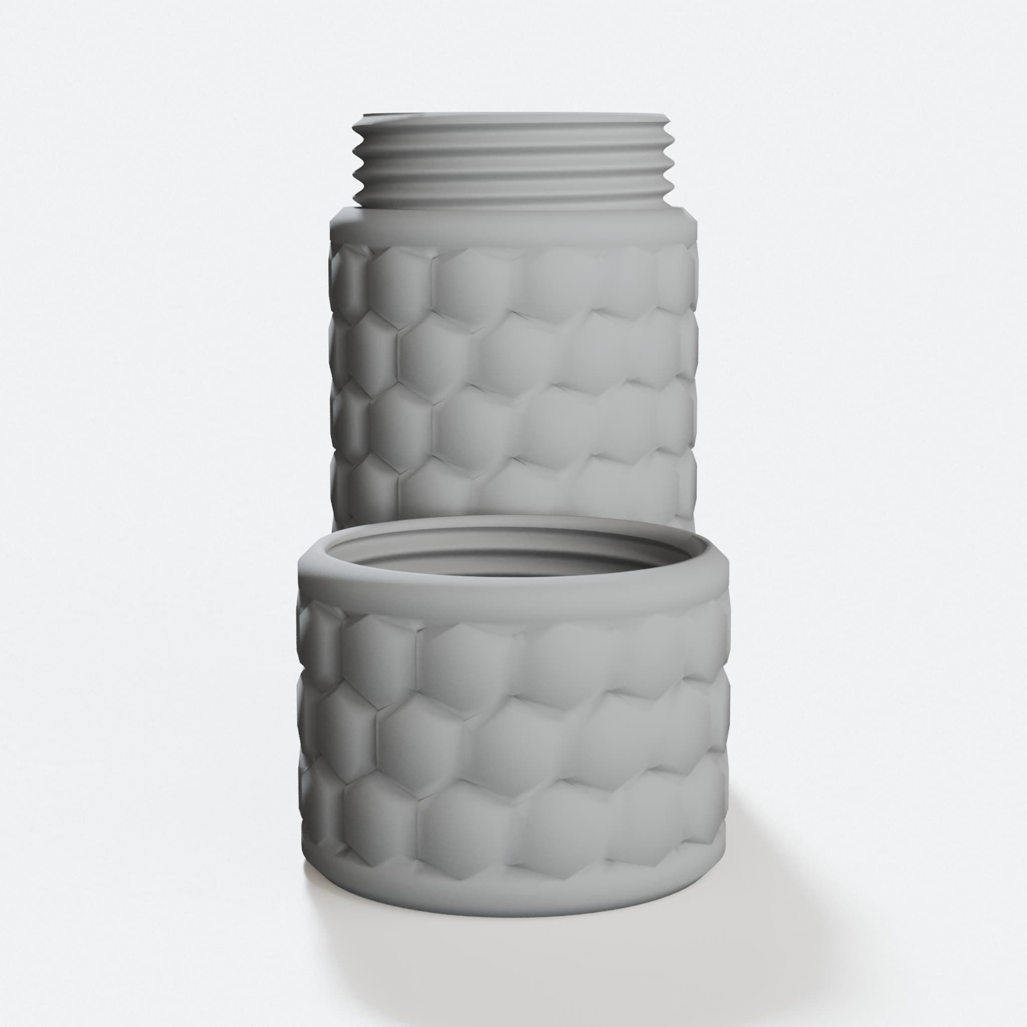 Honeycomb Screw-Lid Storage Containers