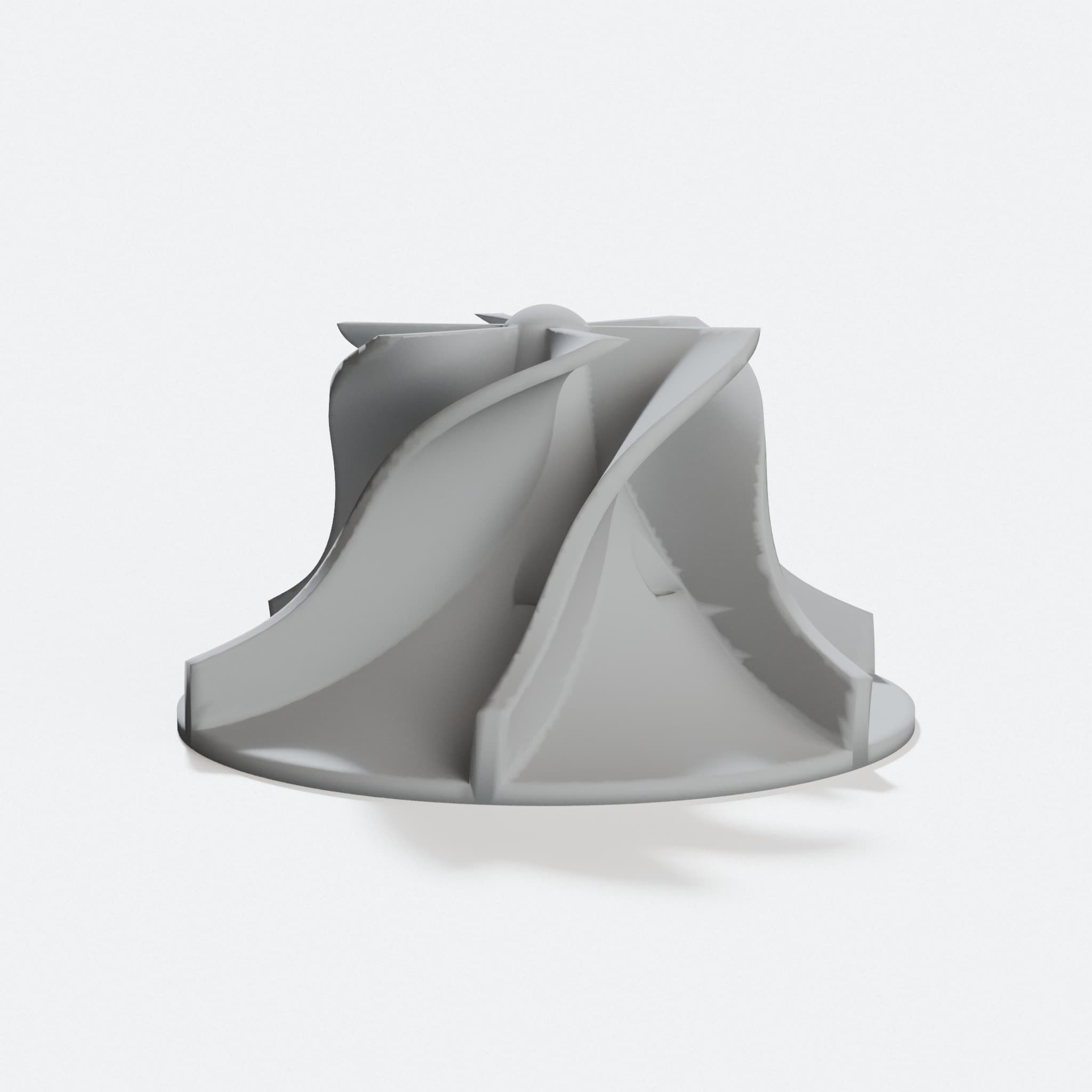HDD Turbine 3D Printed Home Decor Wind Spinner