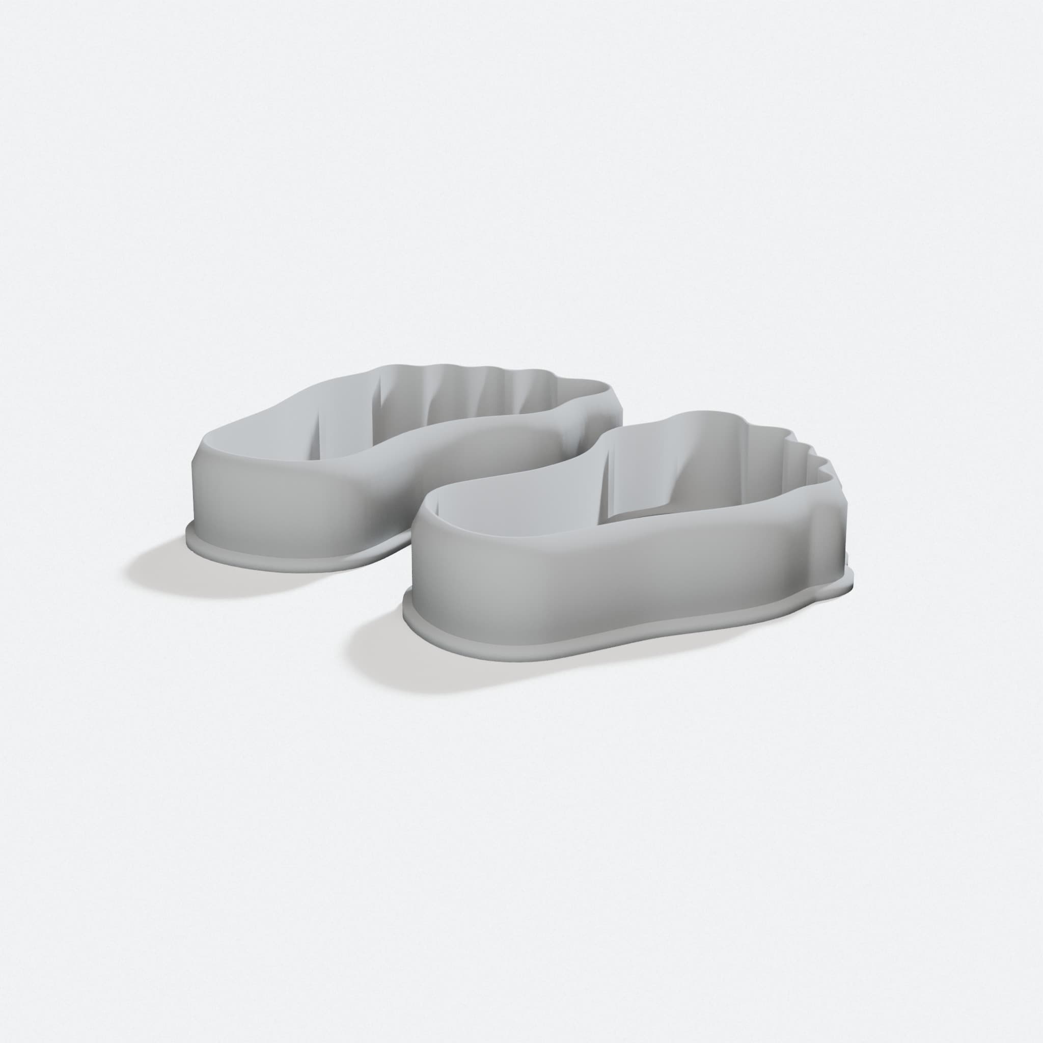 Baby Footprint Biscuit Cutter, 3D Printed
