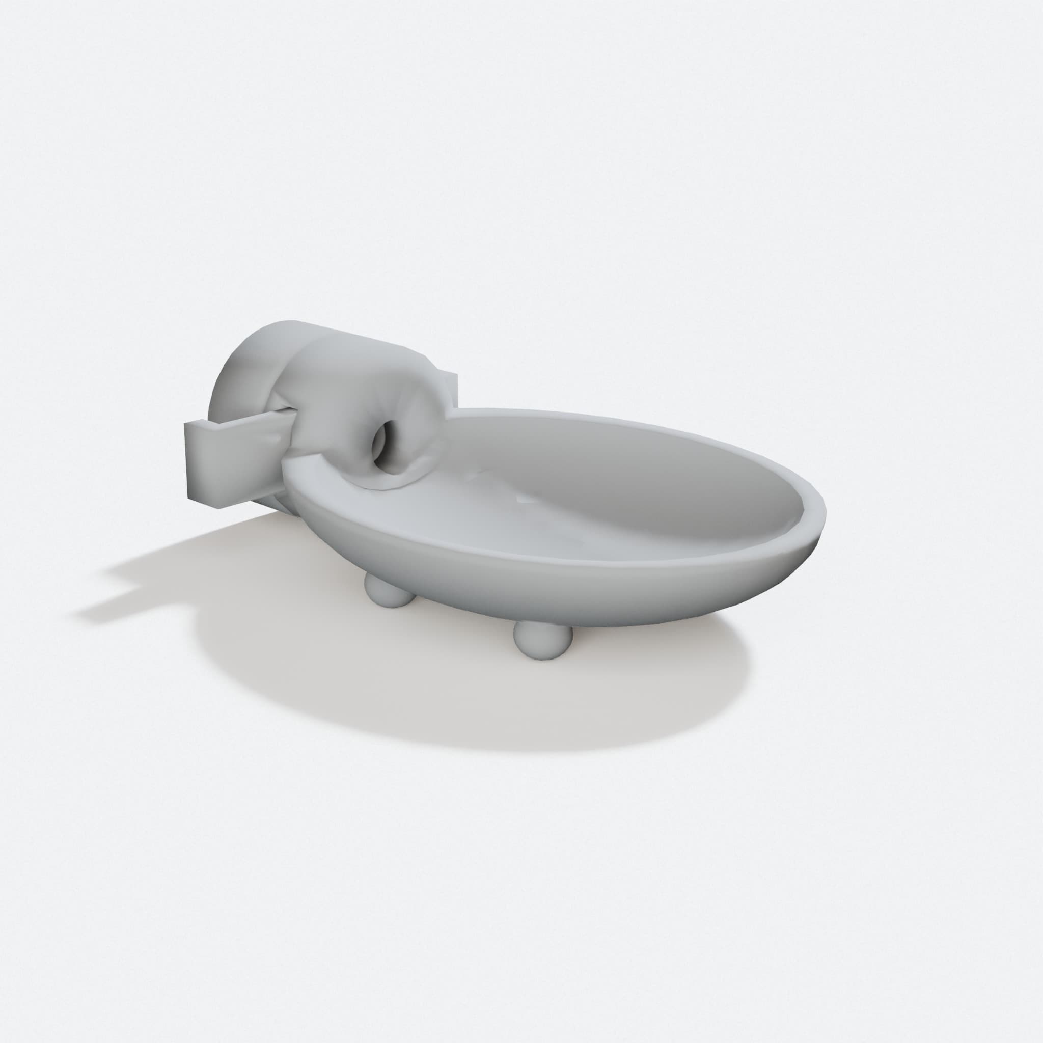 Bottle Dog Water Bowl: 3D Printed Pet Accessory