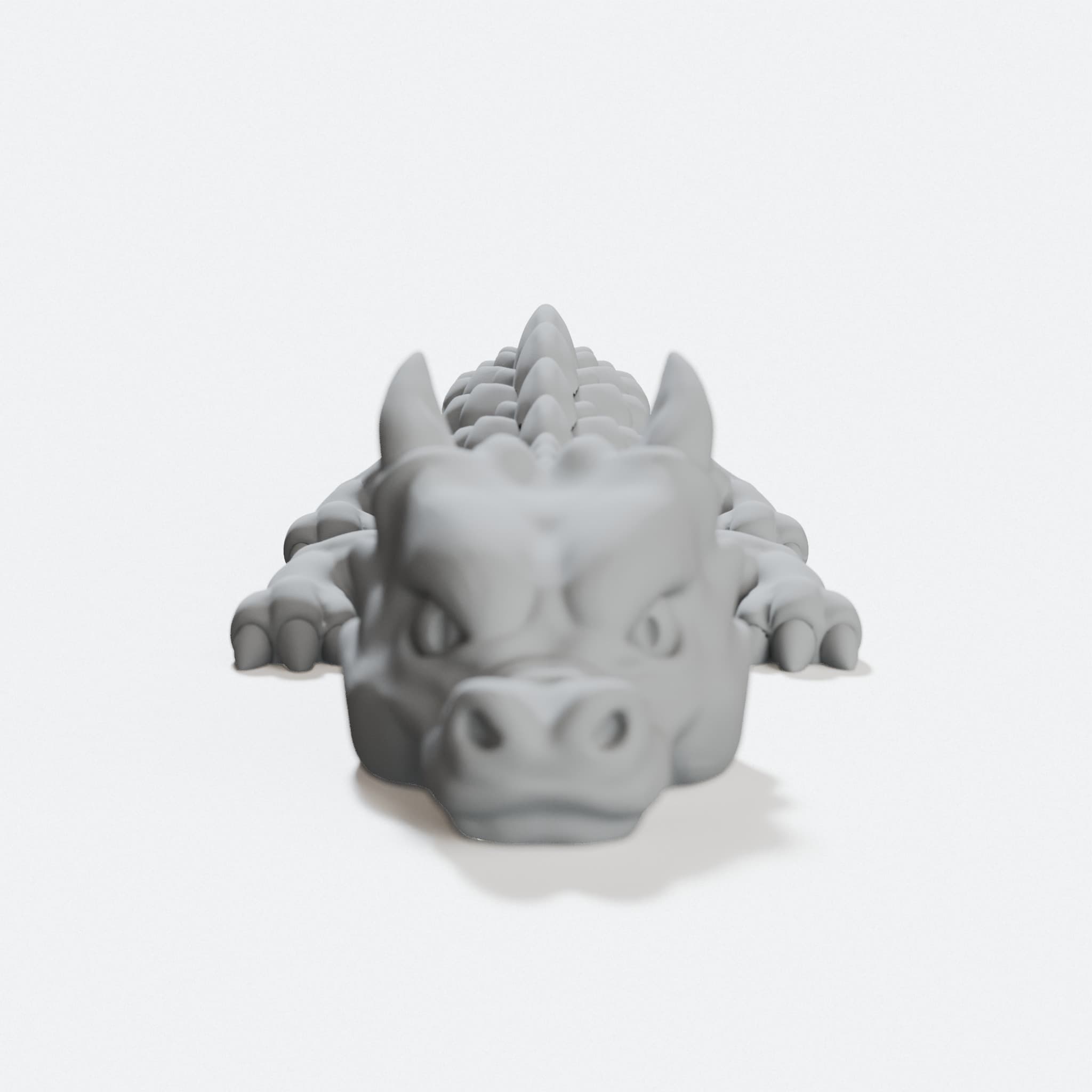 Articulated Dragon Fidget Toy and Display