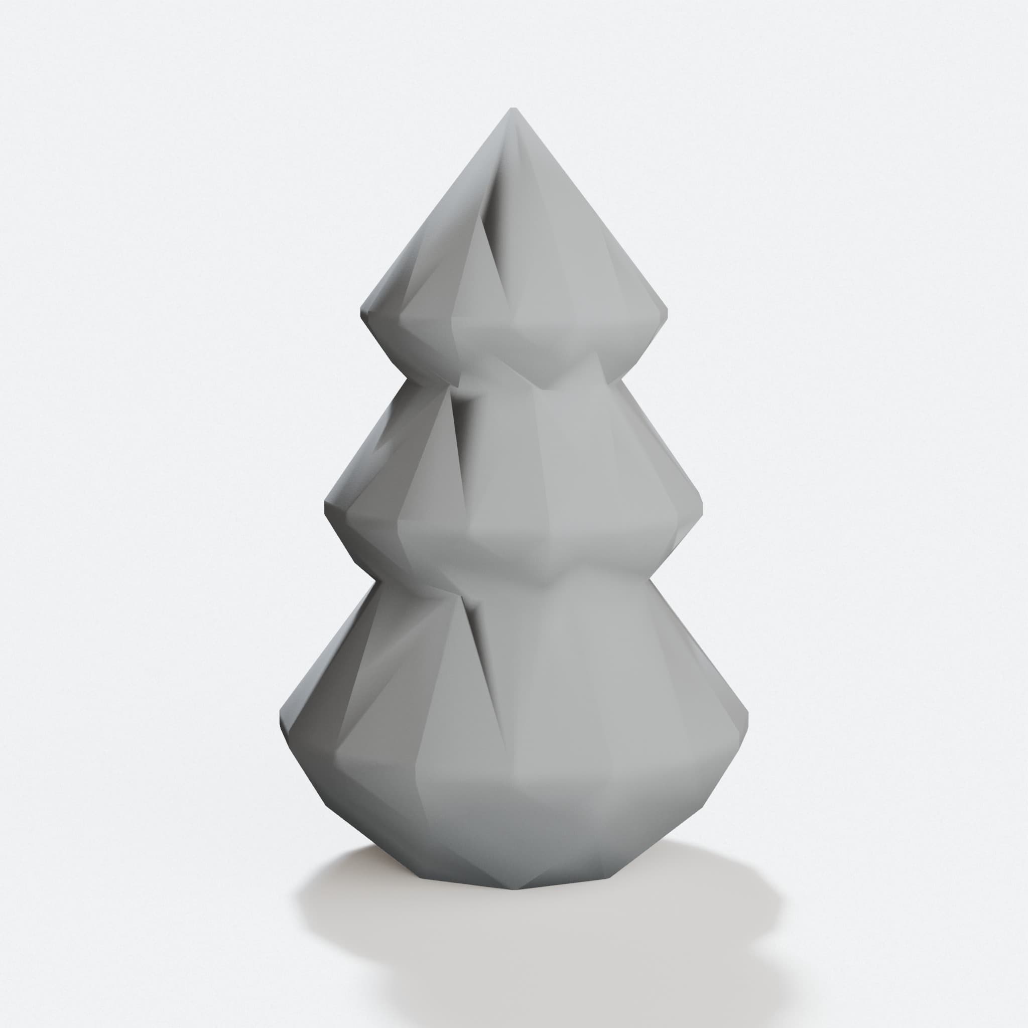 Diamond Tree 3D Printed Ornament