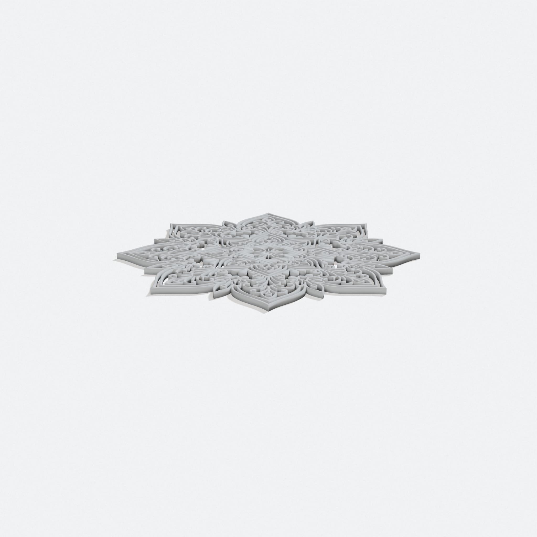 Mandala-15 Wall Art Tile for Modern Decor