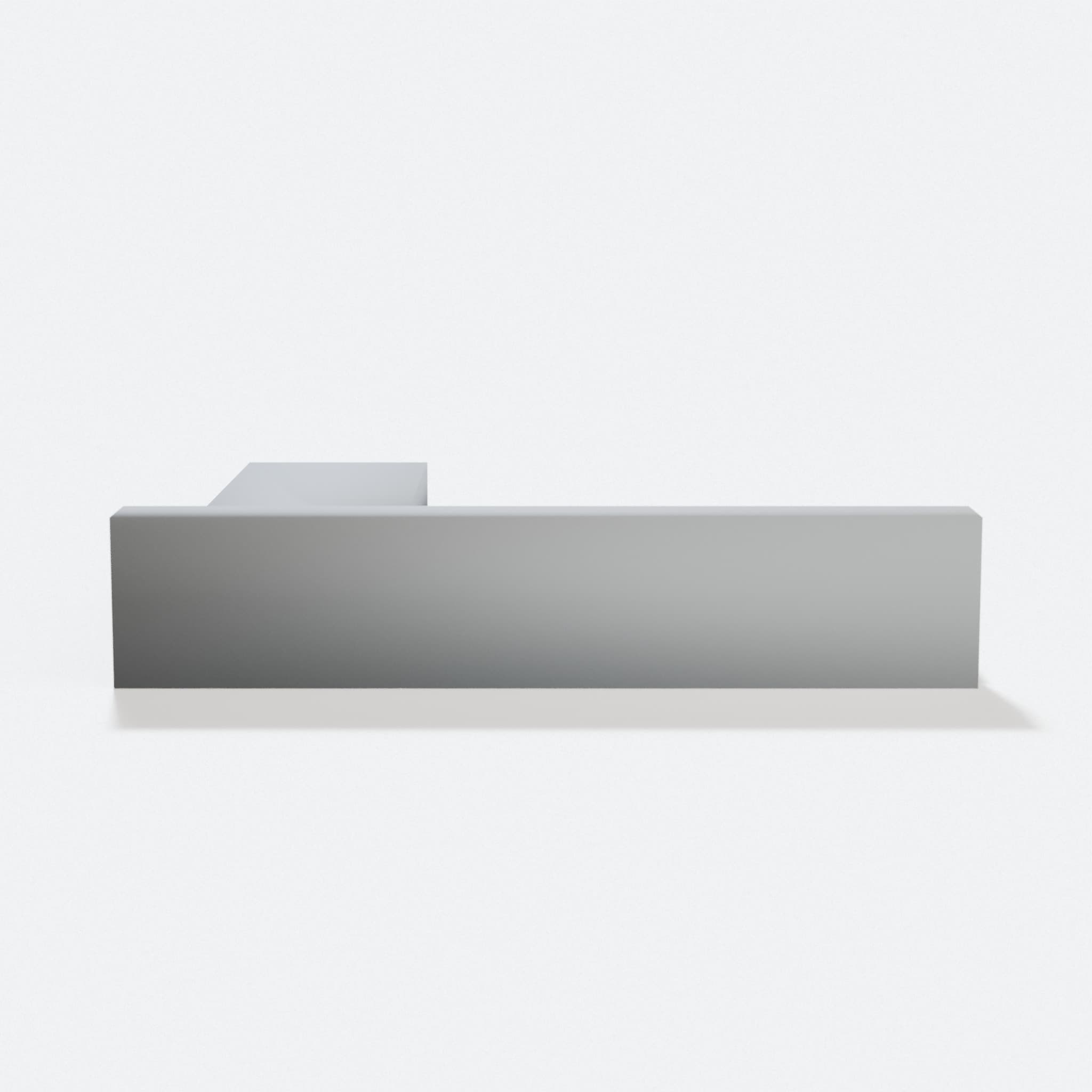 Try Square Ruler with Cut-Out Guide, Workshop Tool