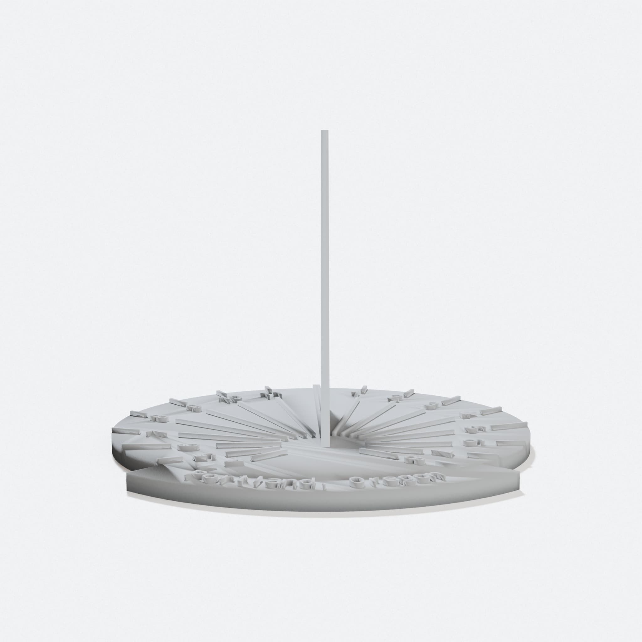 Customizable Sundial 3D-Printed Outdoor Gear