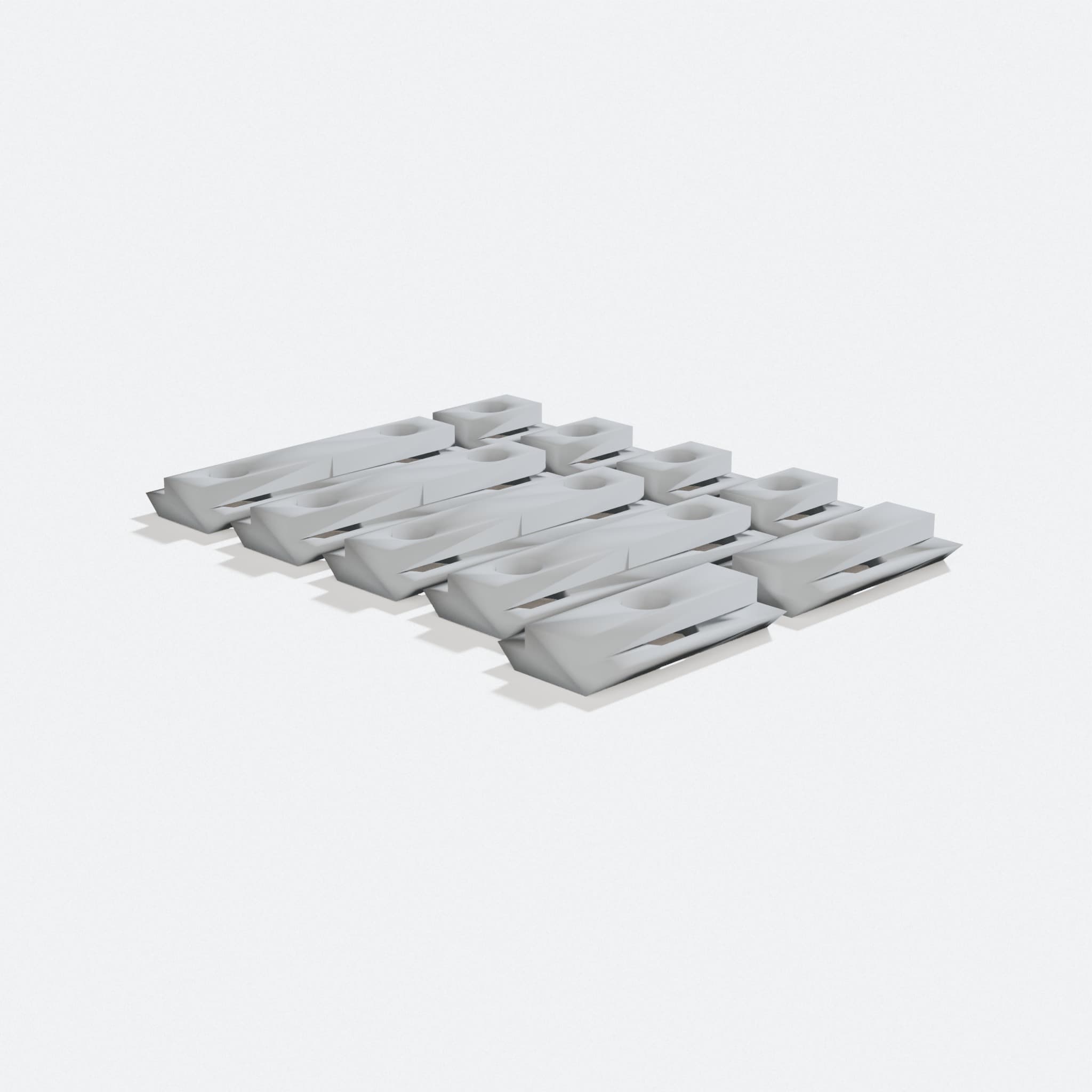 Dual T-Slot Nut for MendelMax 3D Printer Frame