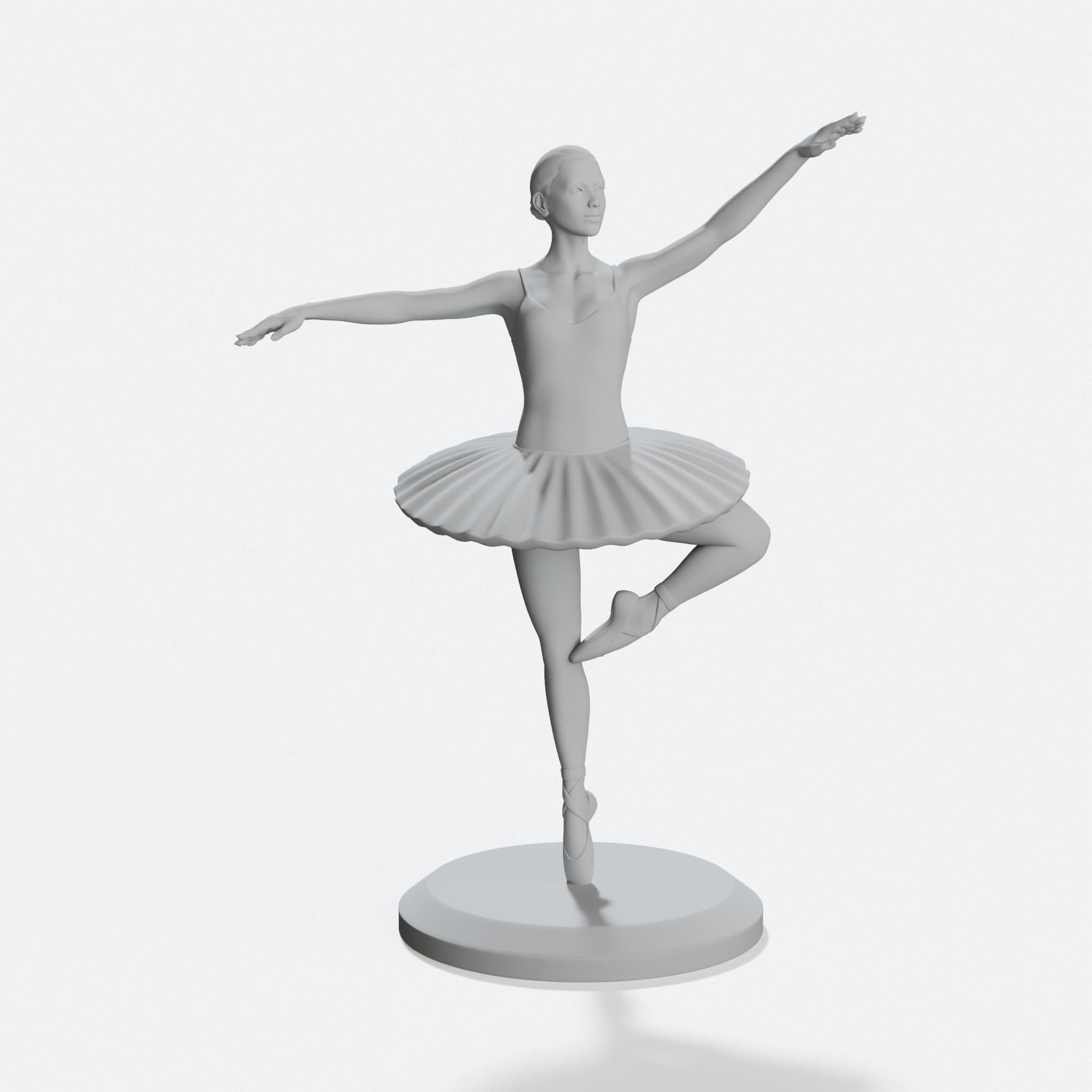 Ballet Dancer Sculpture for Performance Decor