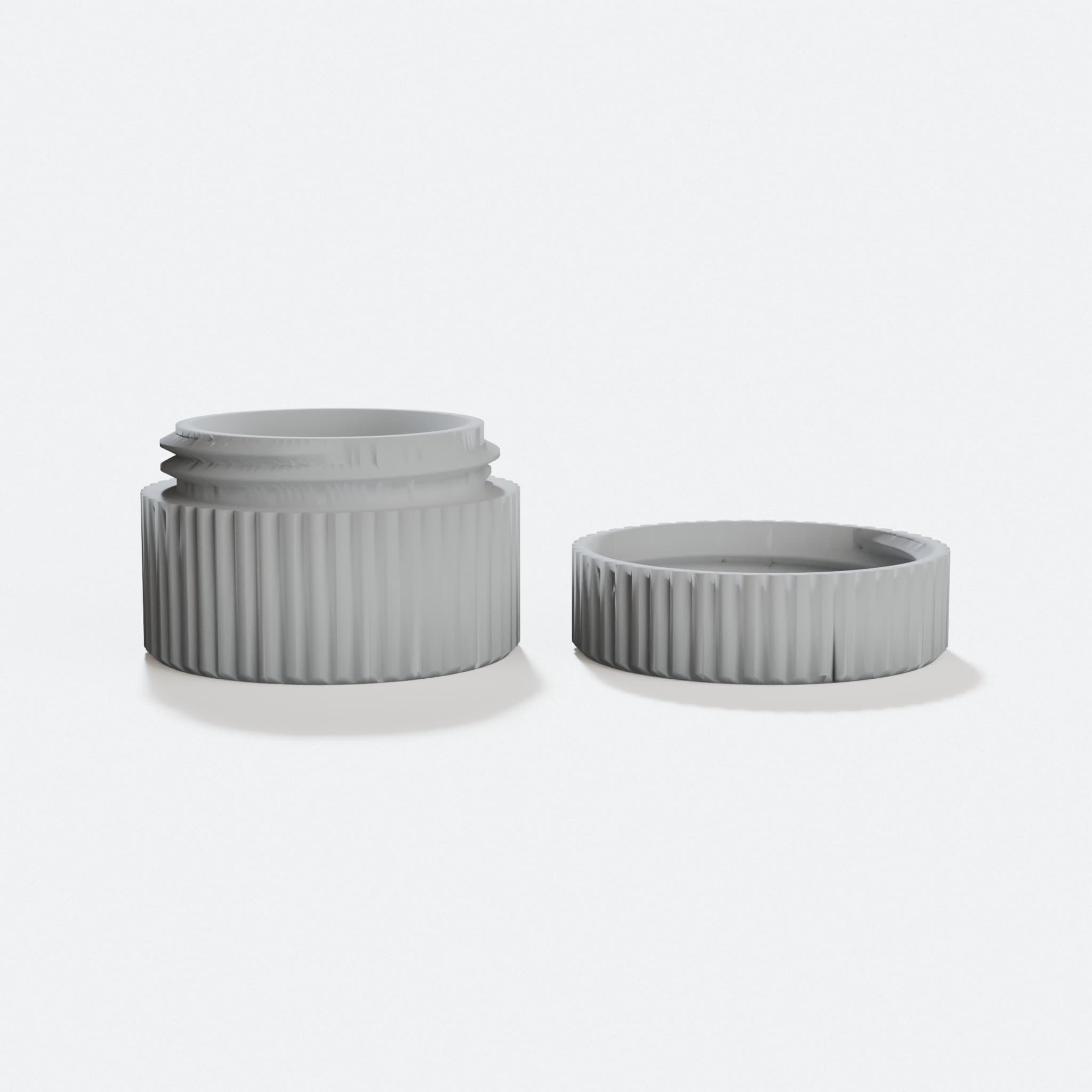Customizable 3D Printed Screw Top Jar for Storage