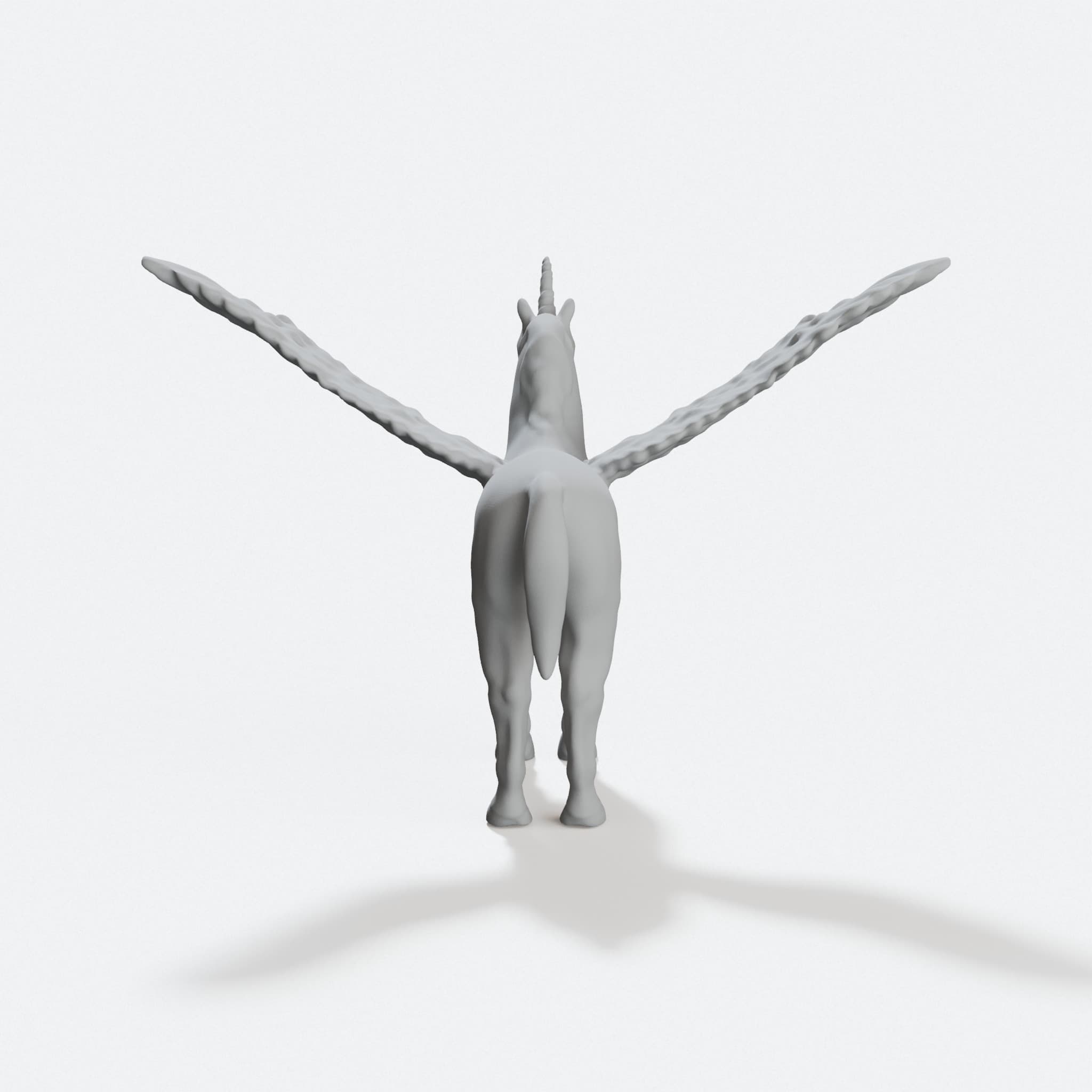 Flying Pegasus Unicorn 3D Printed Toy