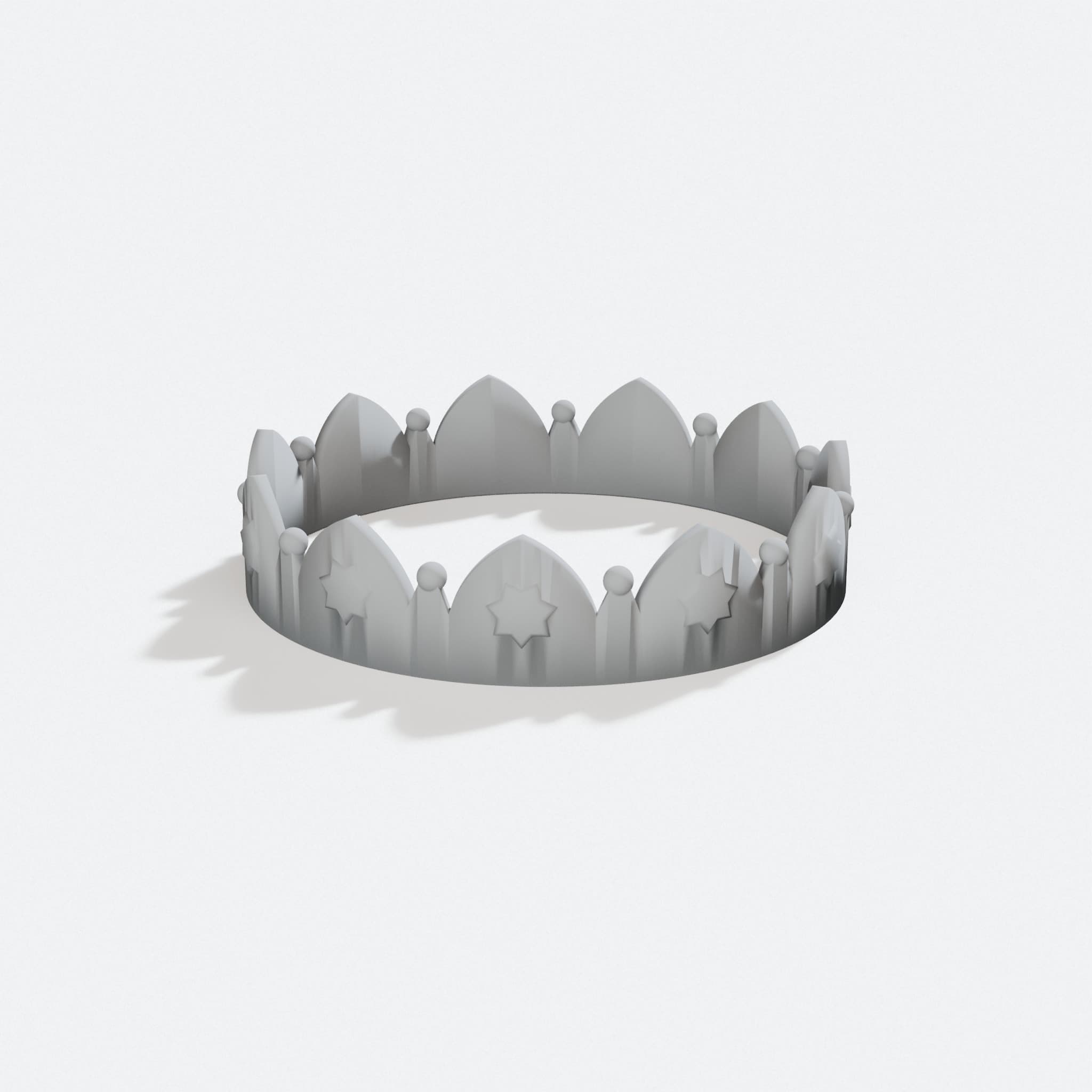3D Printed Princess Crown Toy, 170mm
