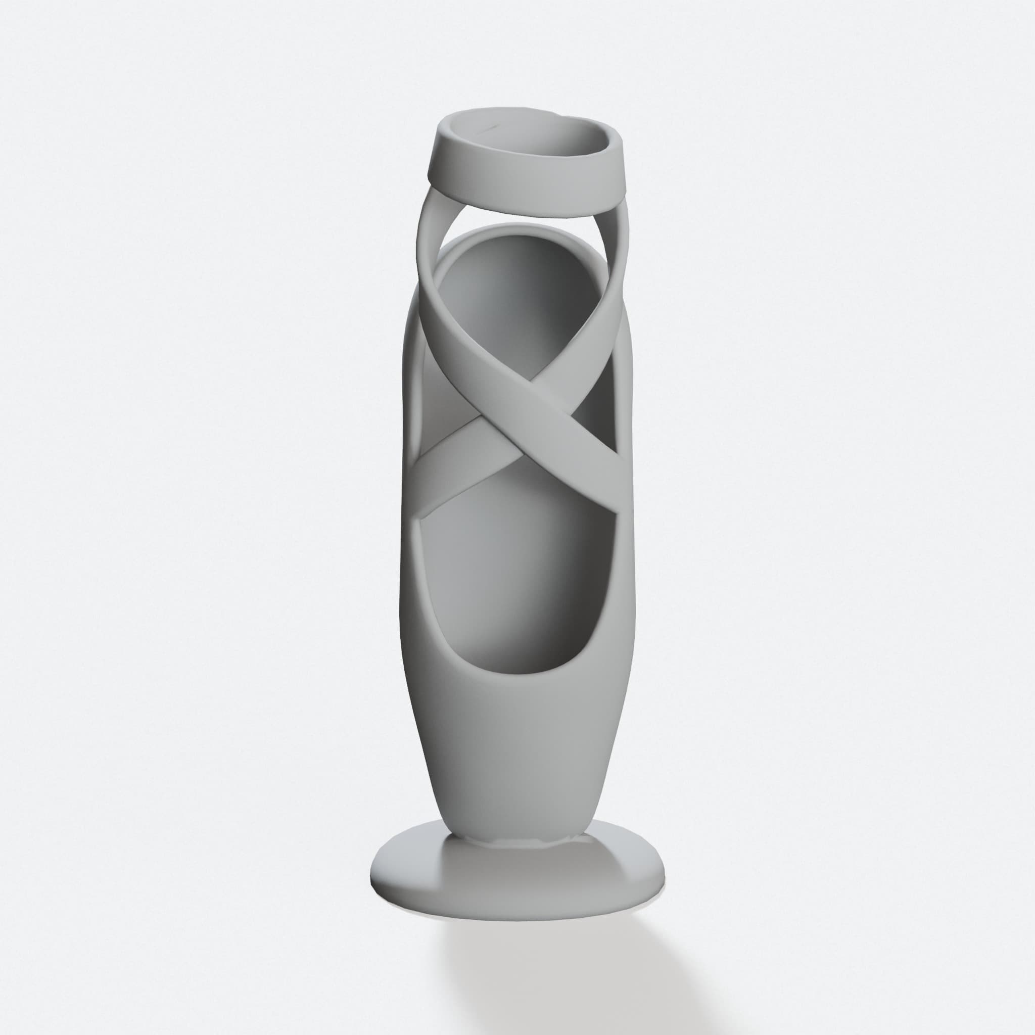 Ballerina Pencil Holder, 3D Printed Office Accessory