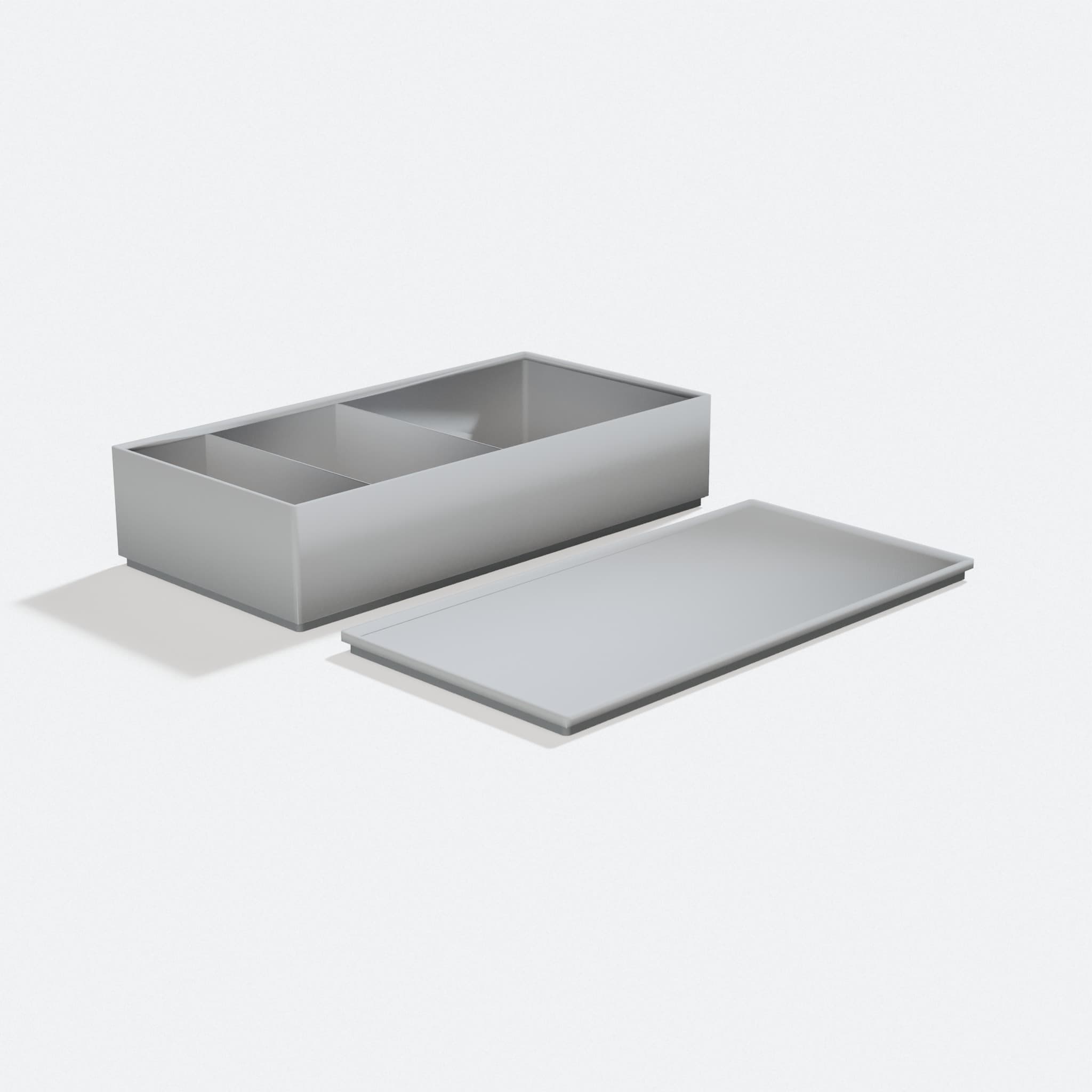 3D Printed Stackable Box Organizer with Custom Partitions