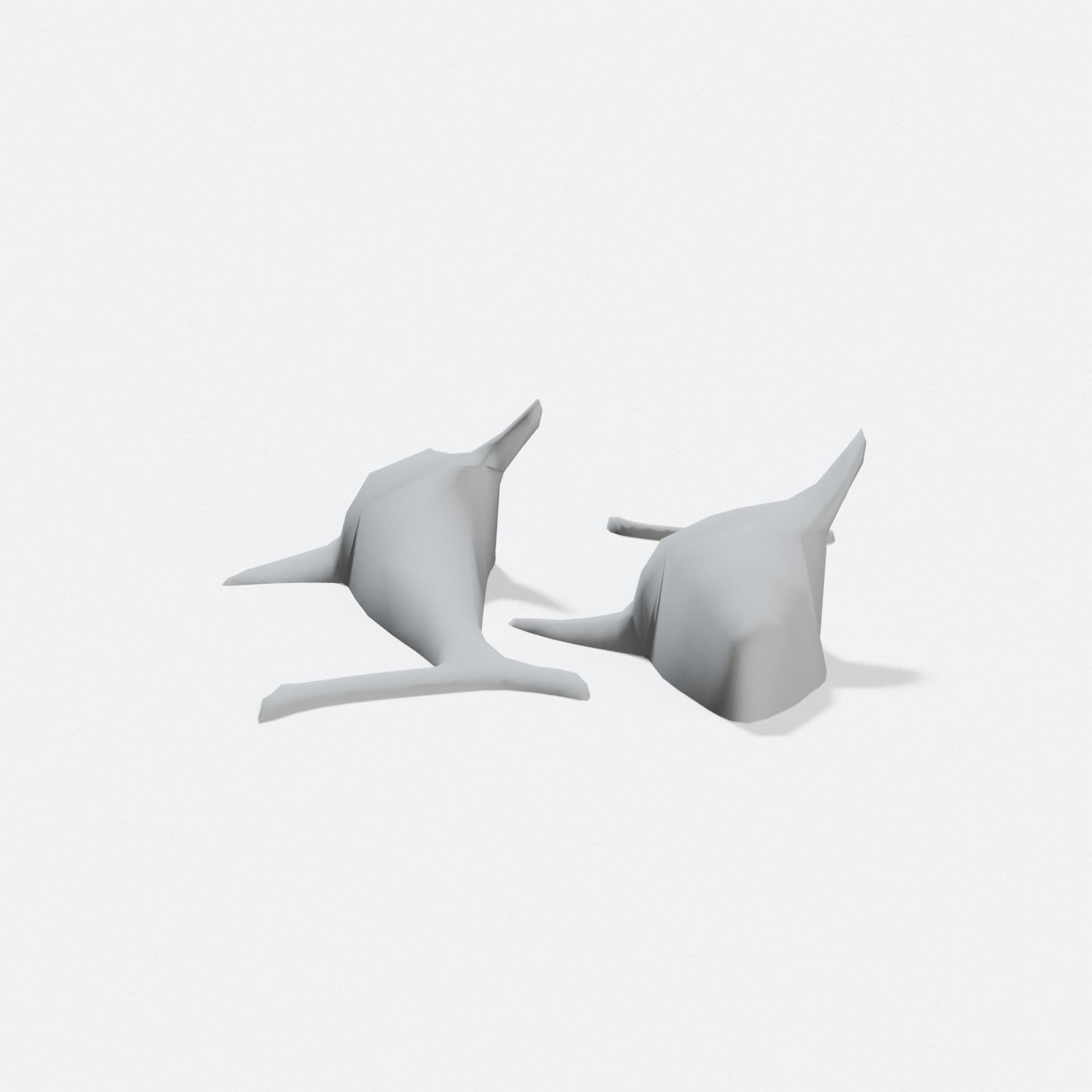 3D Printed Shark Toy Figure - Ocean Animal Play Model