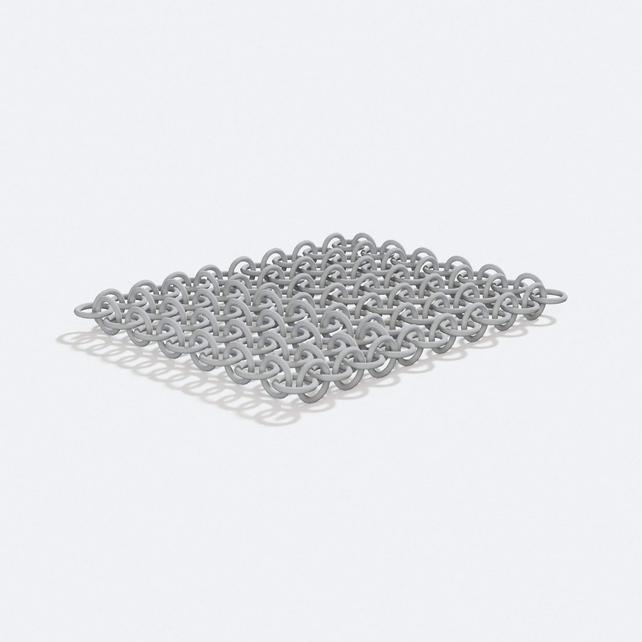 Chain Mesh 3D Printed Toy, Fully Articulated Design