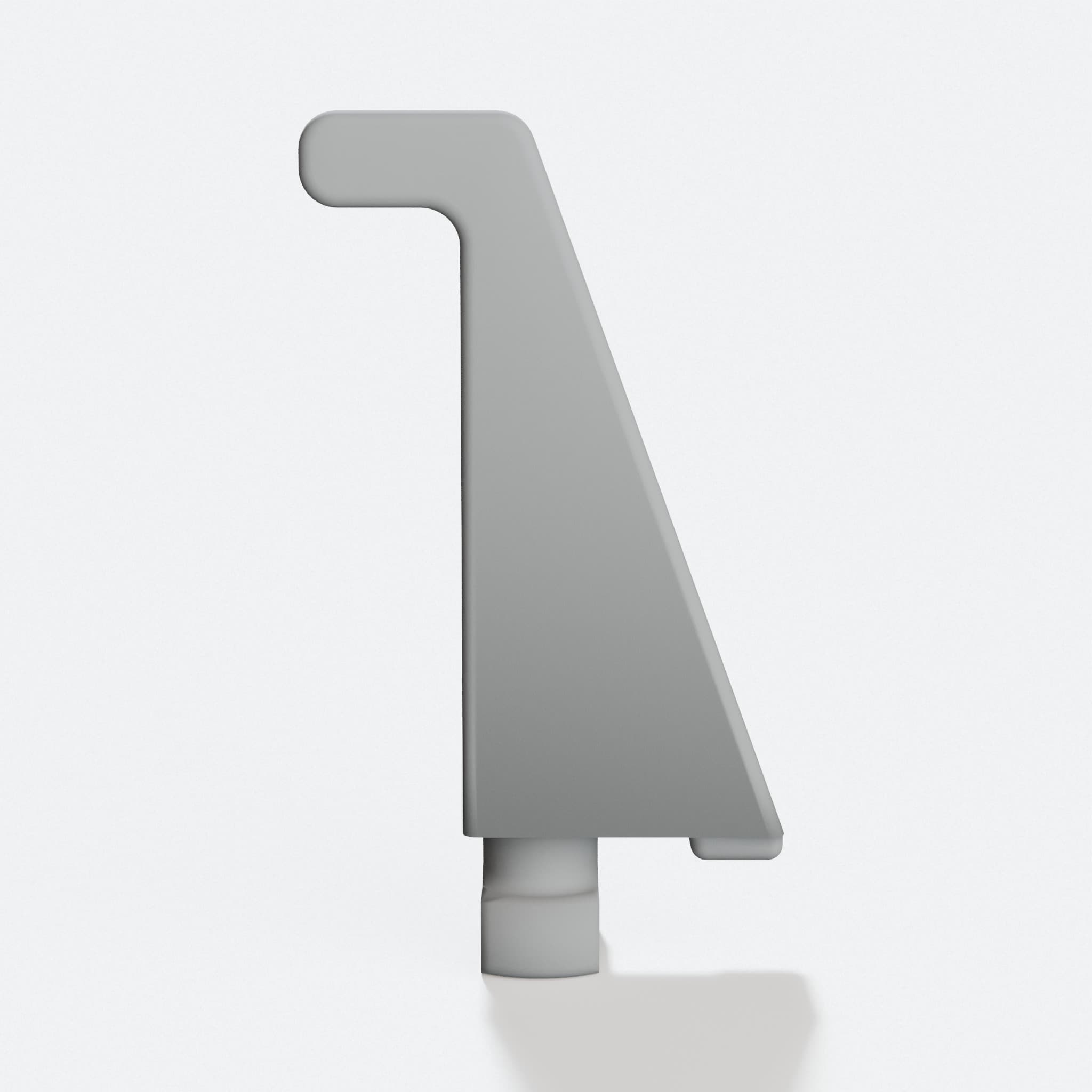 3D Printed Shelf Rail Hook for Dolle Systems