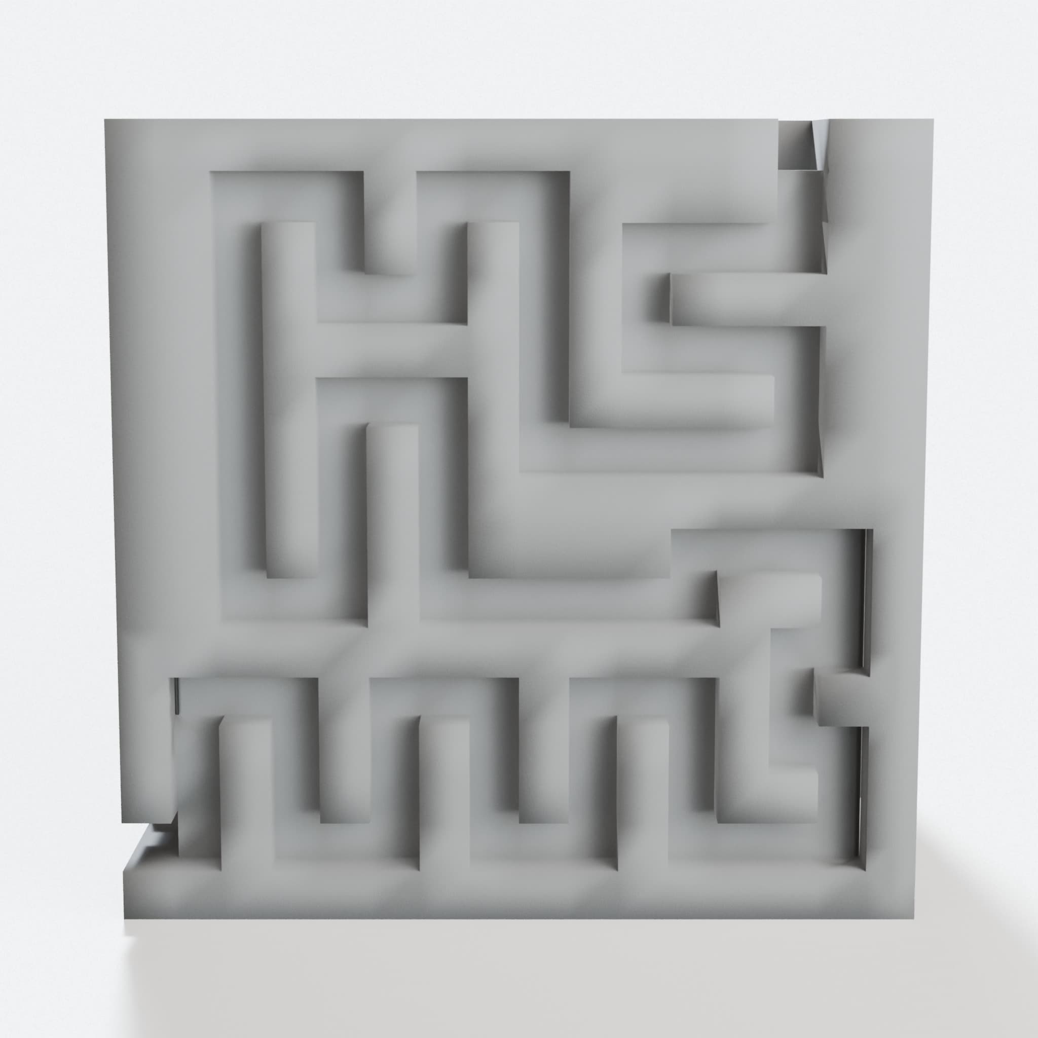 Labyrinth Cube 3D Printed Puzzle Toy