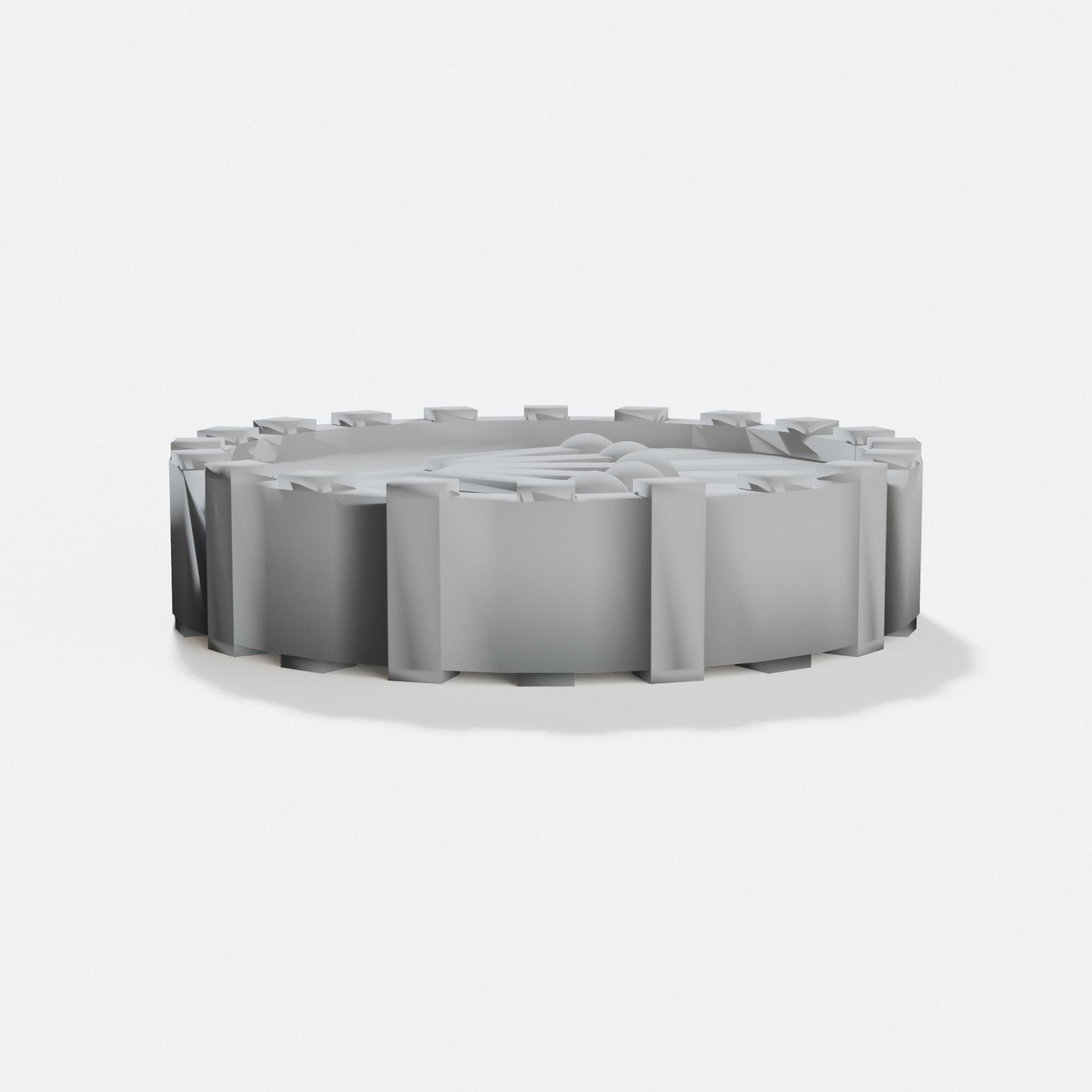 3D Printed Checkers Game Set, Stackable Pieces
