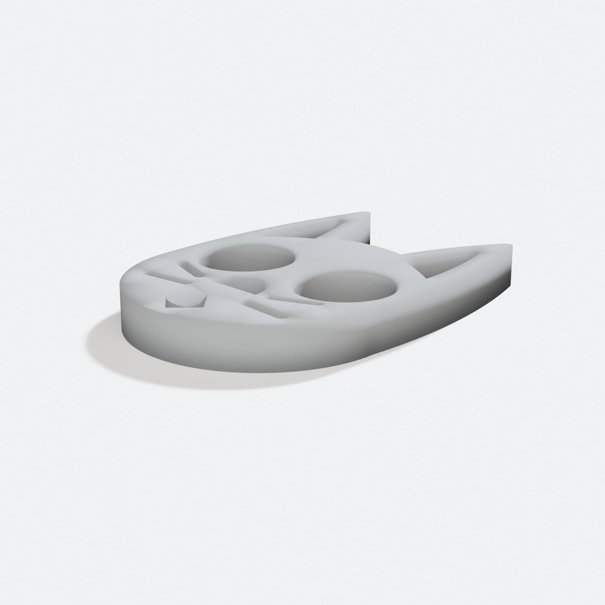 3D Printed Cat Keychain Toy