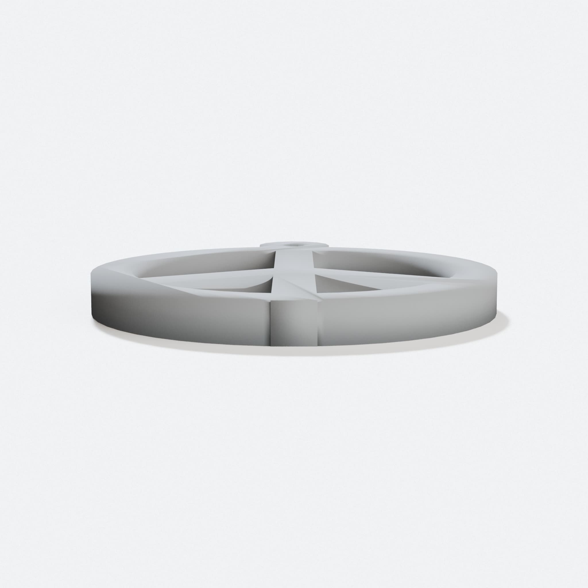 3D Printed Peace Symbol Ornament or Keychain