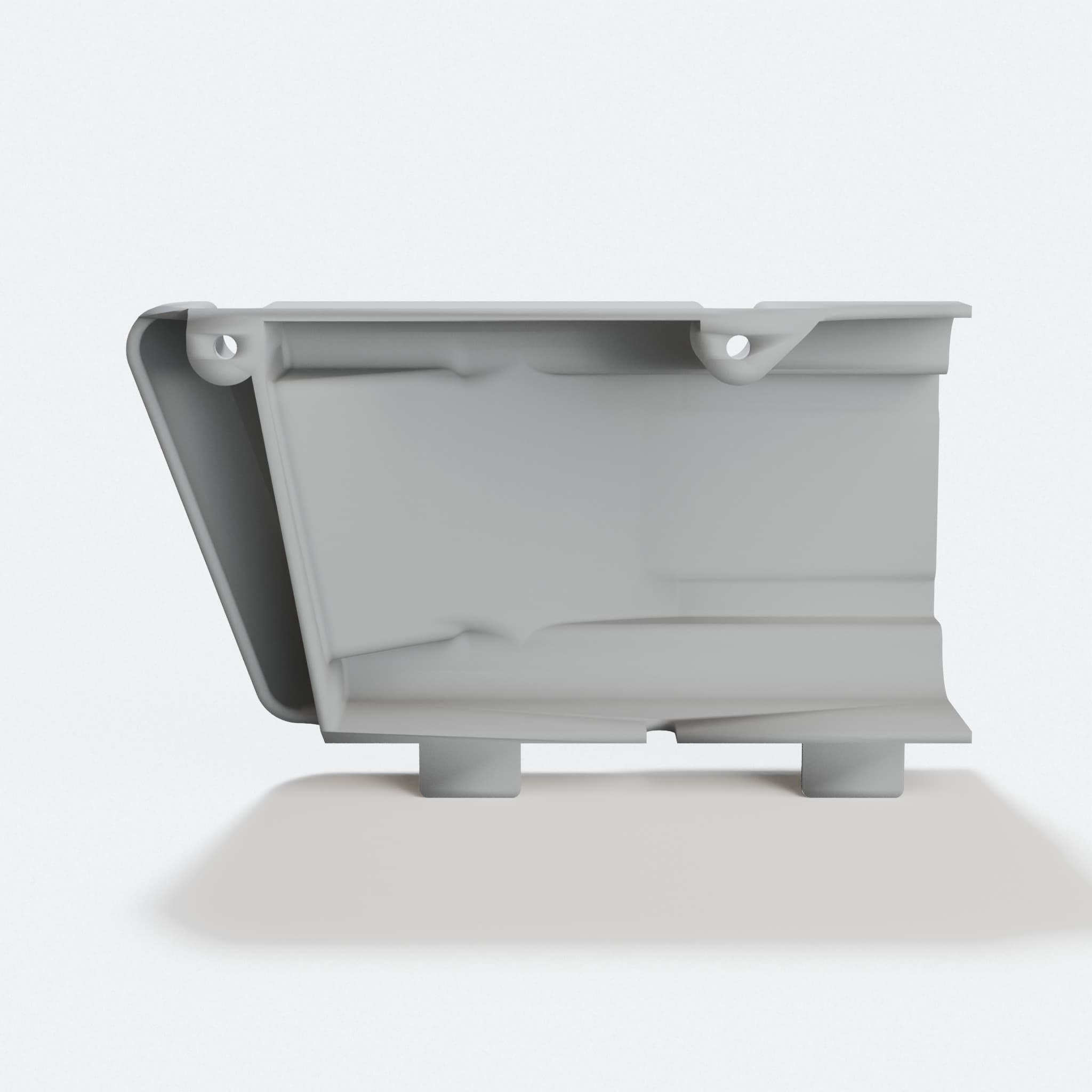 Holley Side Scoop for Pontiac Fiero, 3D Printed