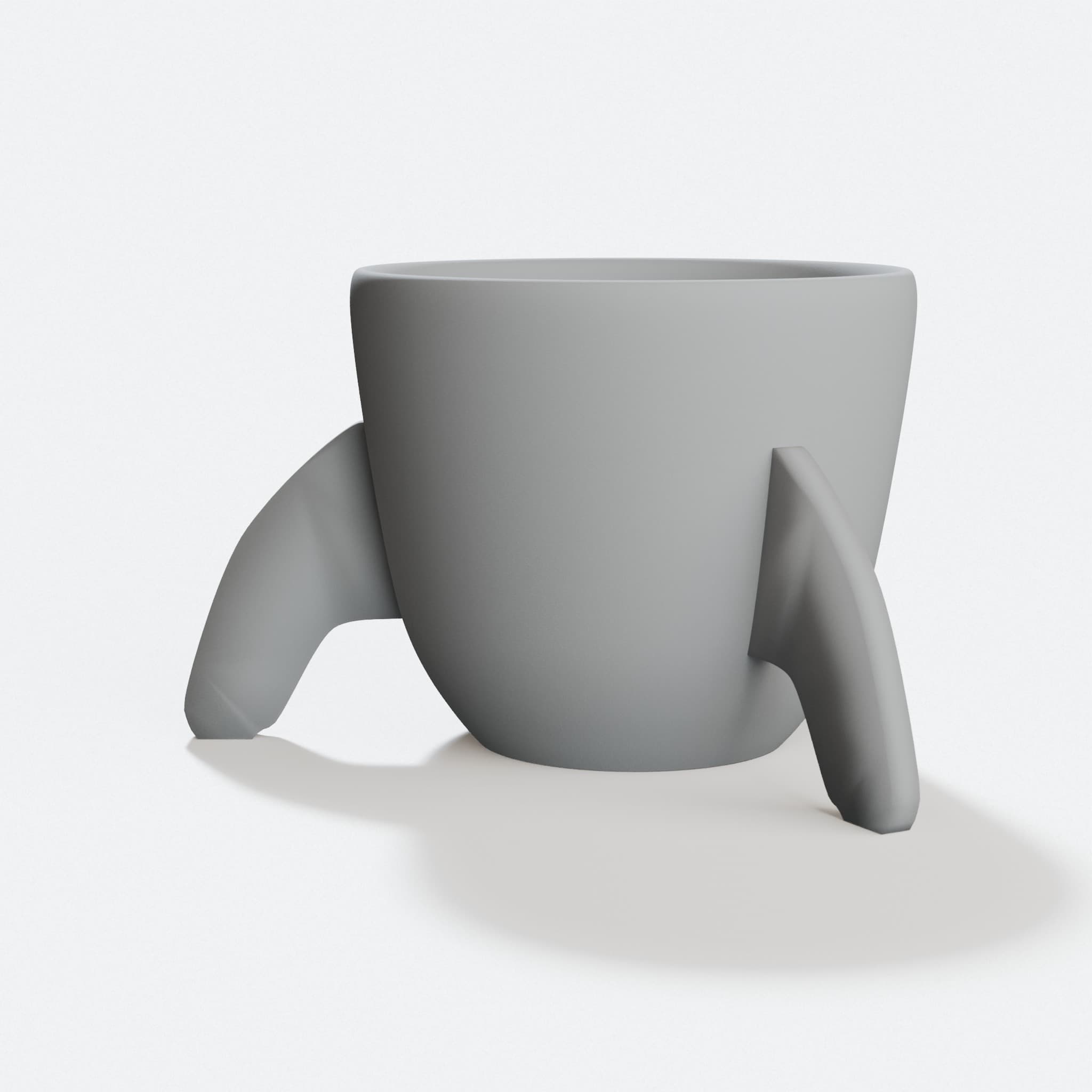 Fin Cup: 3D Printed Kitchen Accessory