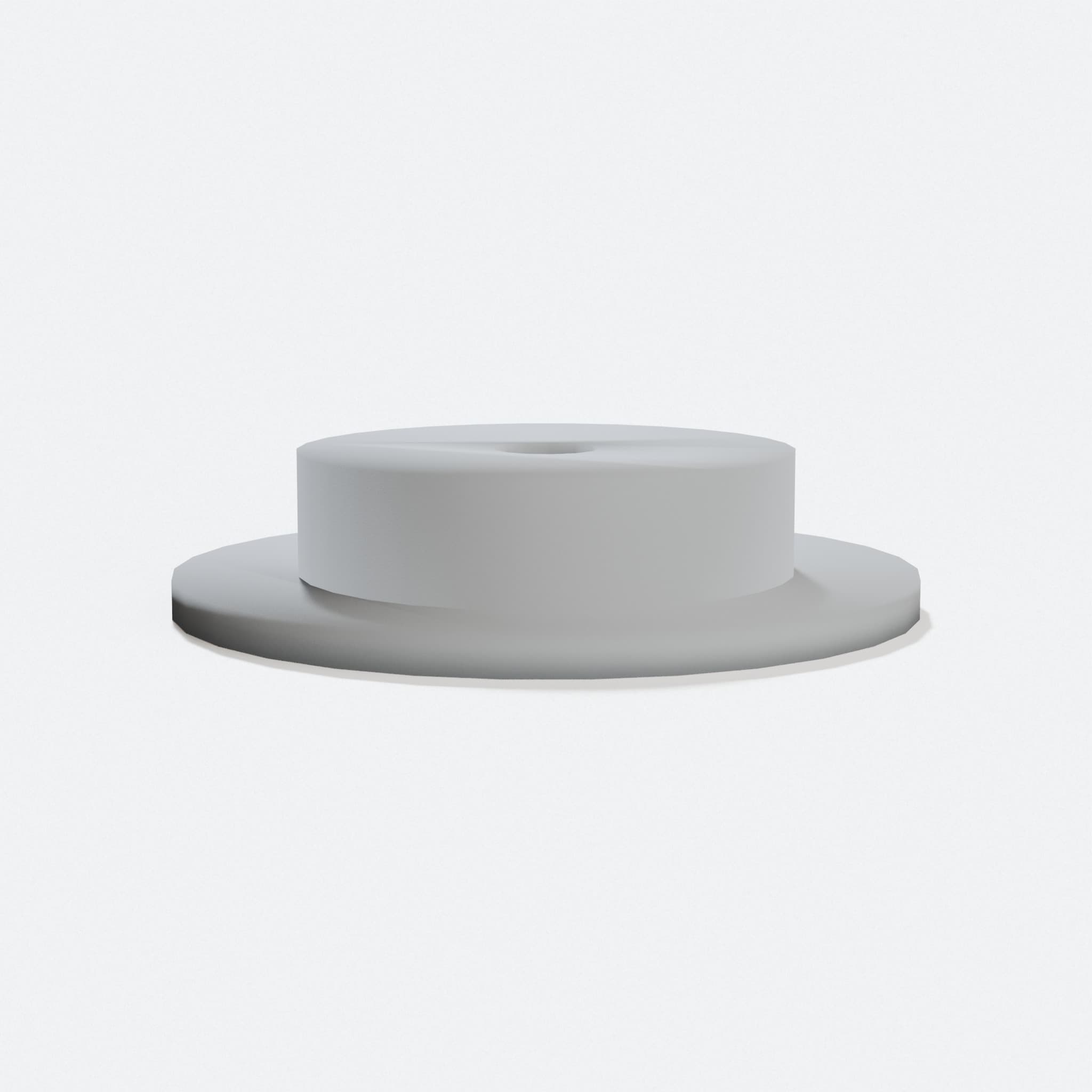 Parametric Filament Spool Adapter for Custom Wall Mounts