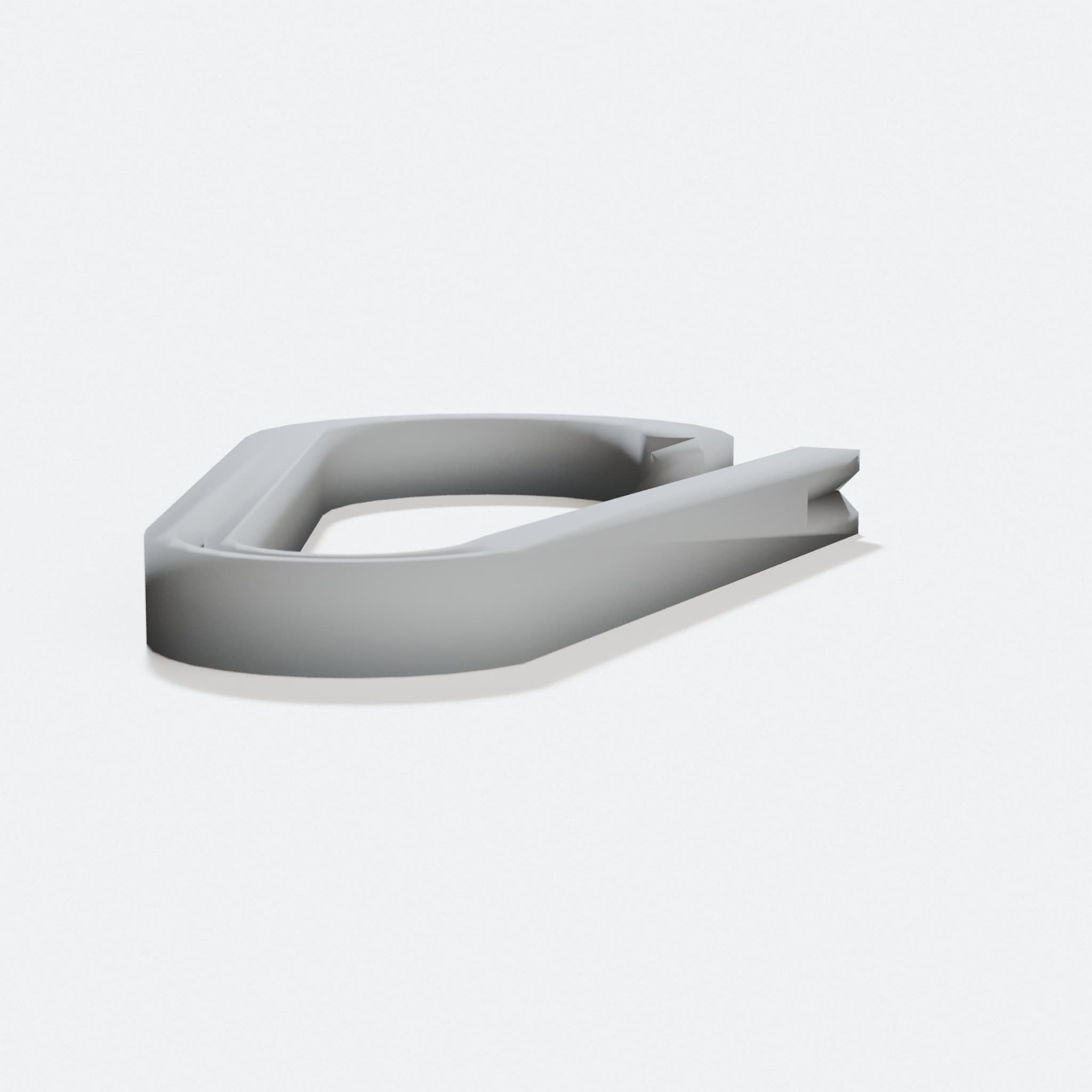 3D-Printed Carabiner Keychain Clip