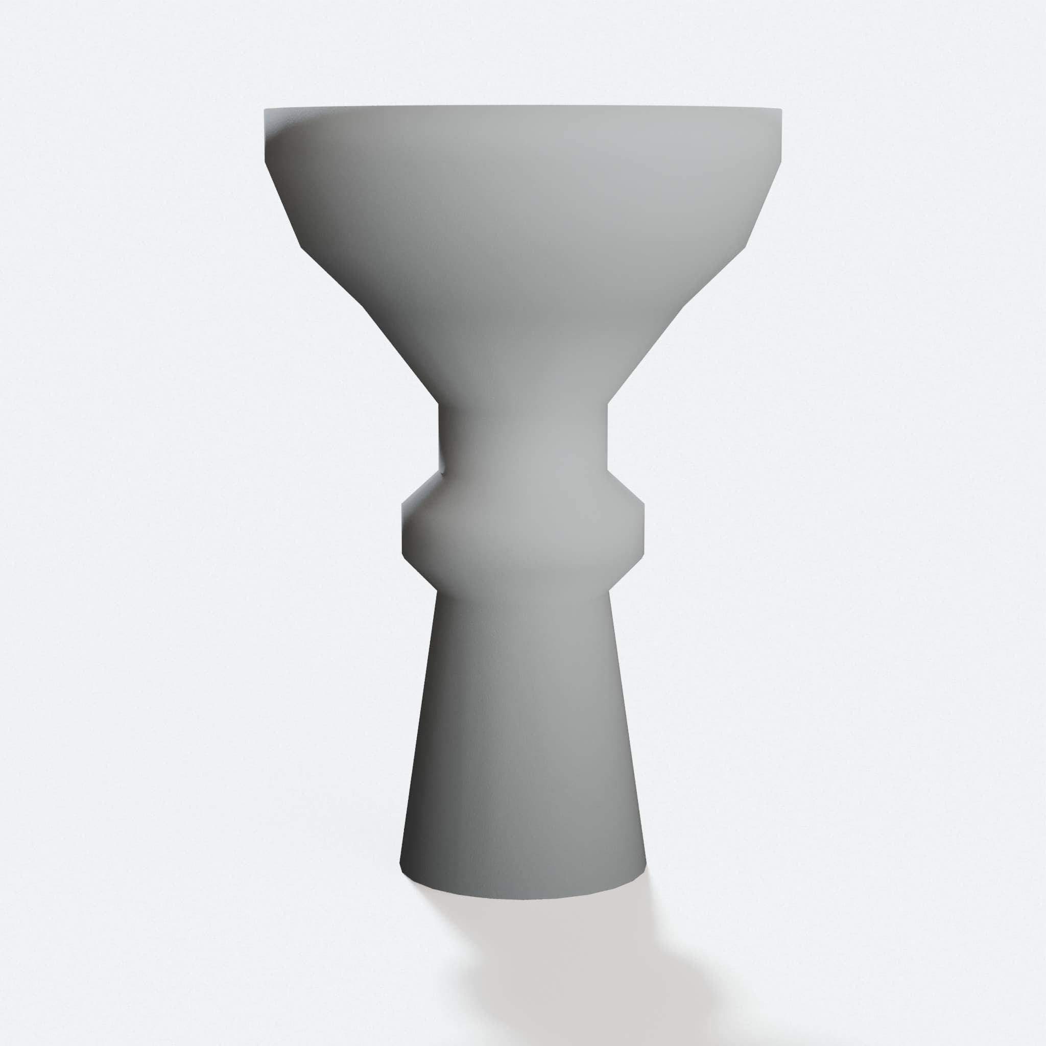 Simple Birdbath 3D Printed Toys and Dollhouse Decor