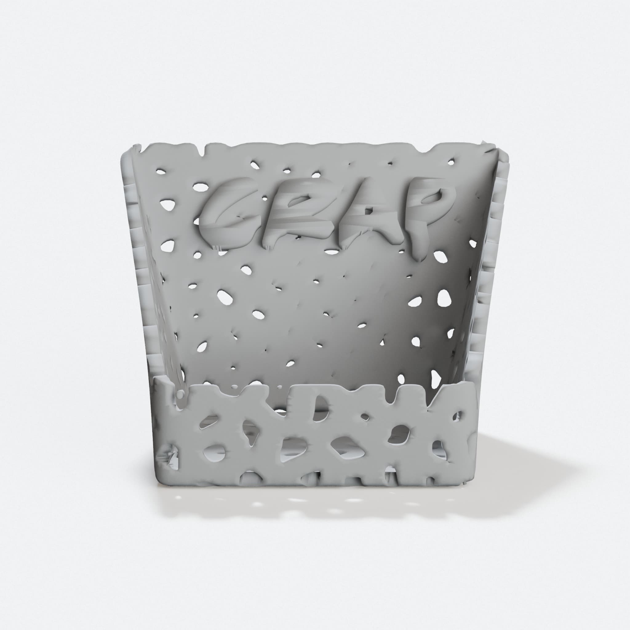 Small Desk Organizer Holder, 3D Printed Office Accessory
