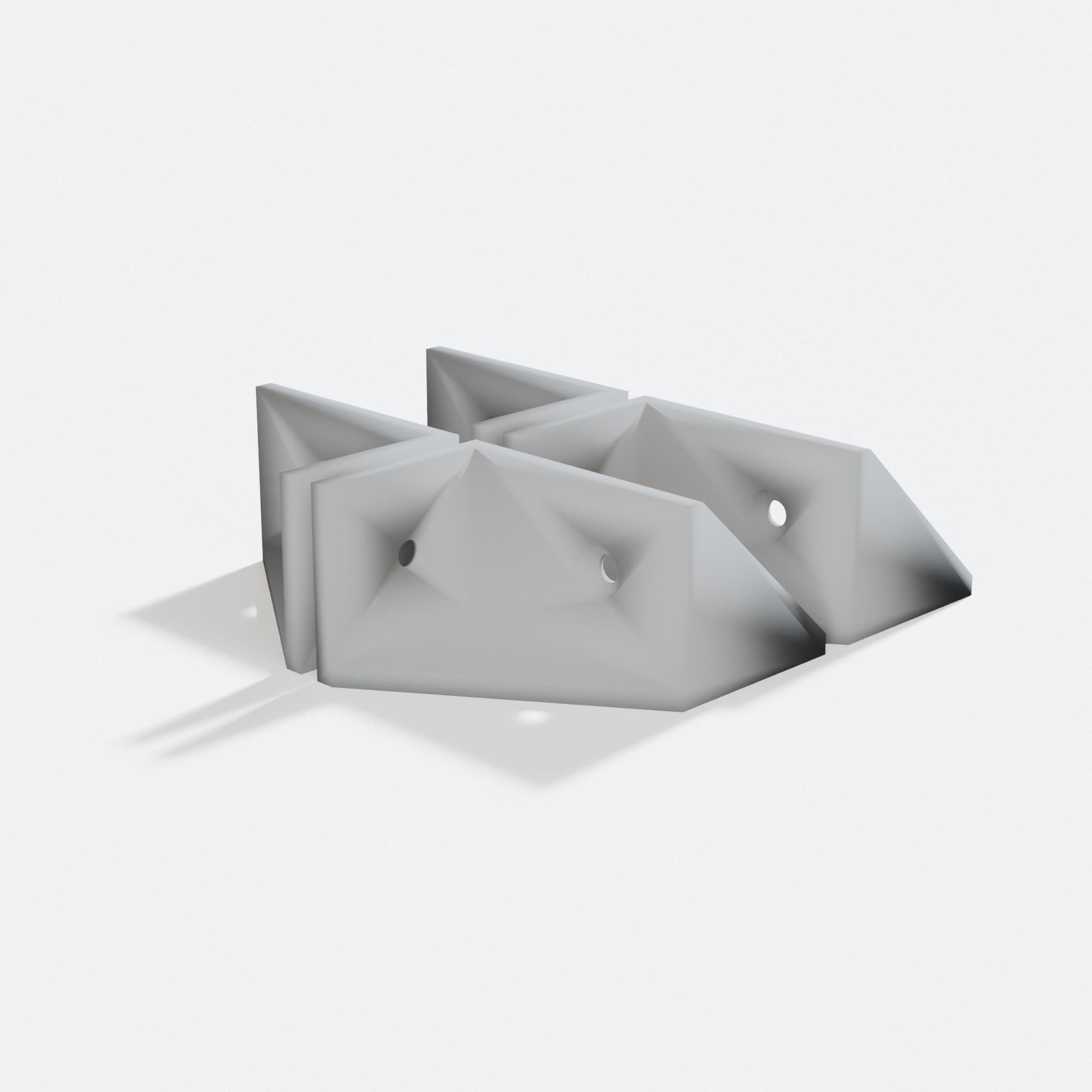 3D Printed Kallax Stacking Adapter for IKEA Shelves