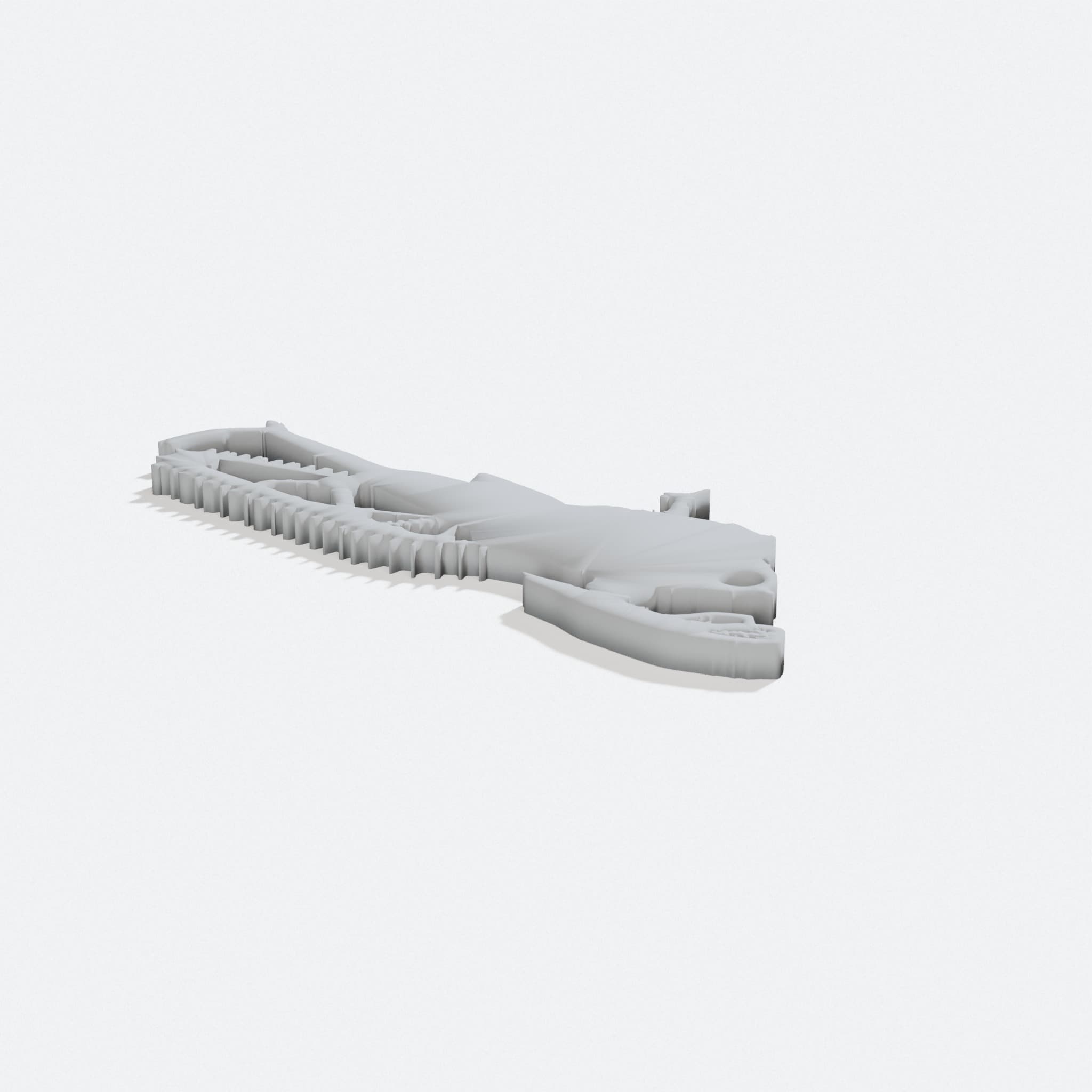 Snowmobile Keychain 3D Printed Toy