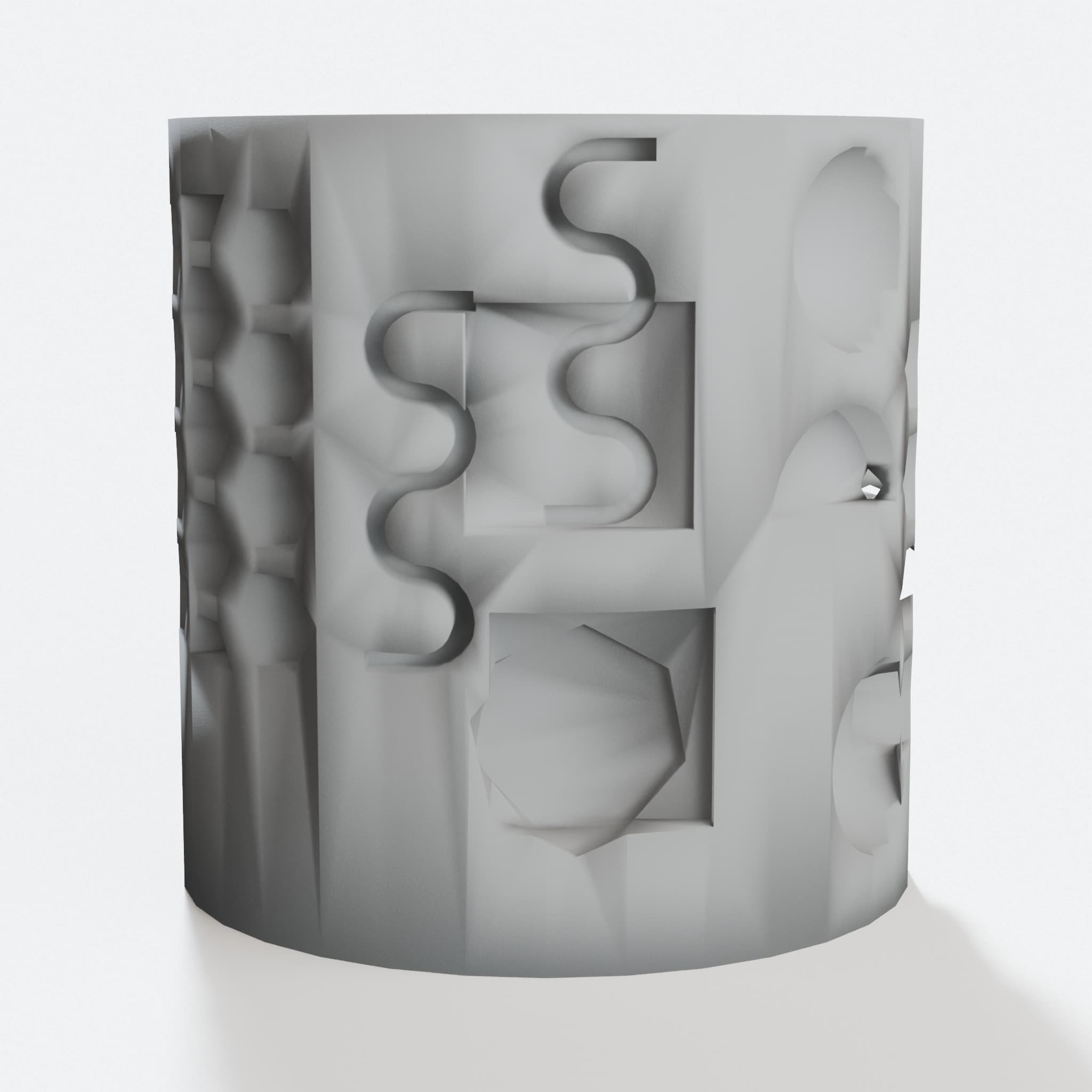 Abstract Flower Pot - 3D Printed Home Decor Planter