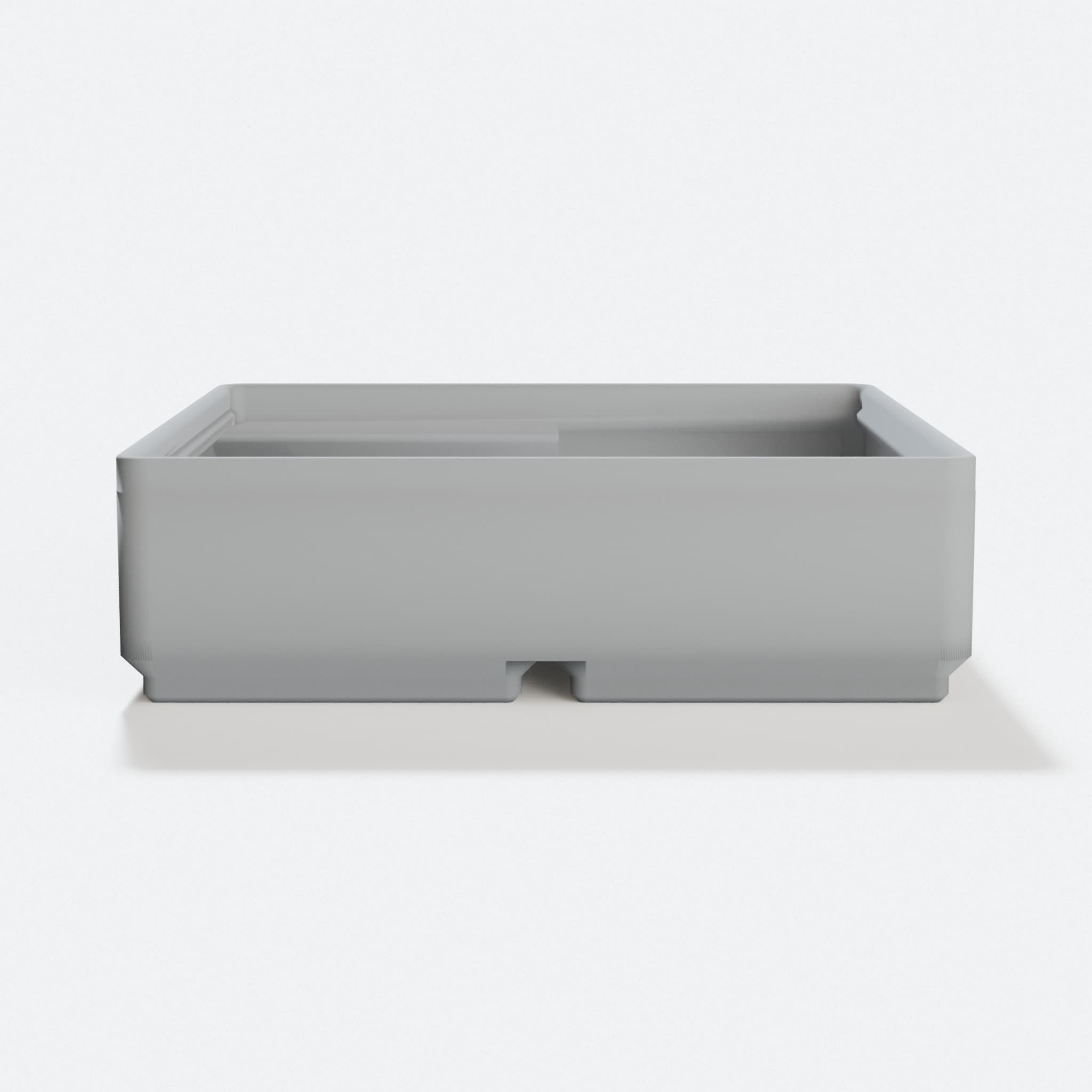 Gridfinity Bin 2×2 × 3u (Magnet Holes)