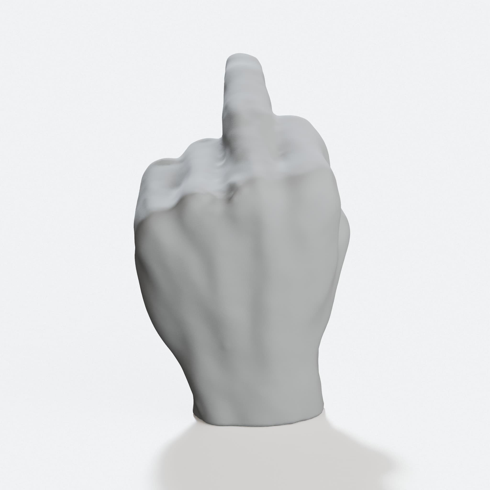 Middle Finger Attachment for Extendable Pointer 3D Printed Toy